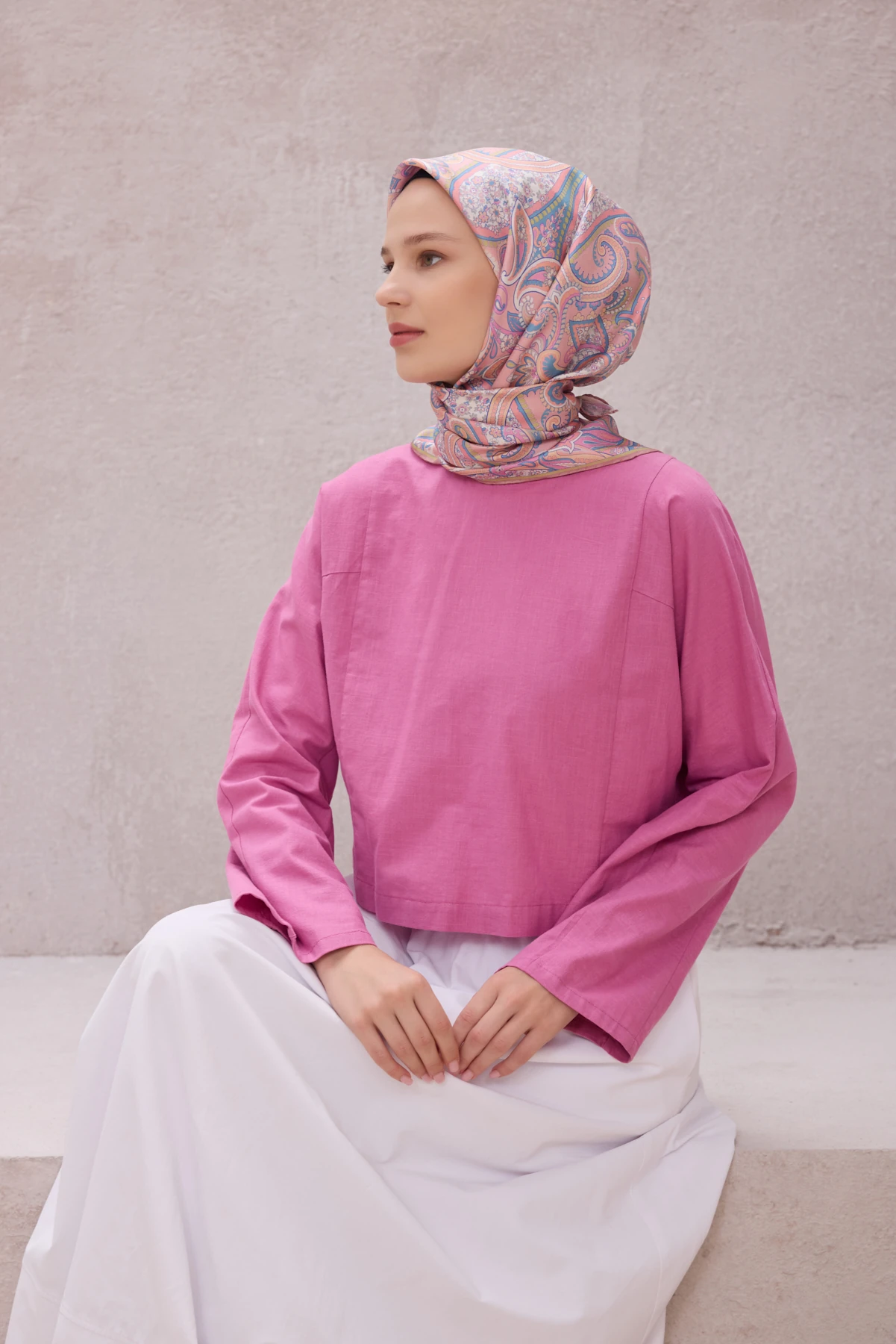 Belli Twill İpek Eşarp 4202D