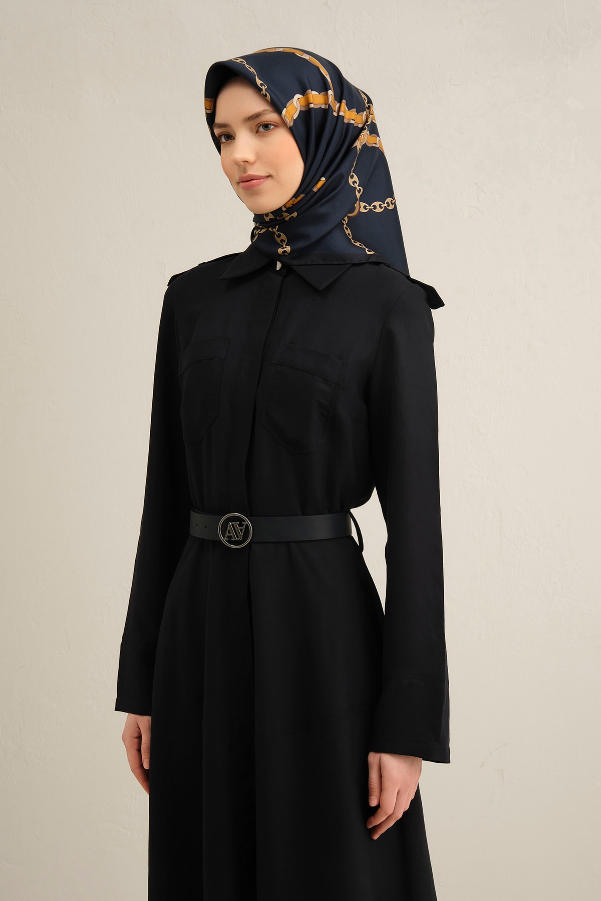 Armine Twill İpek Eşarp 9346D