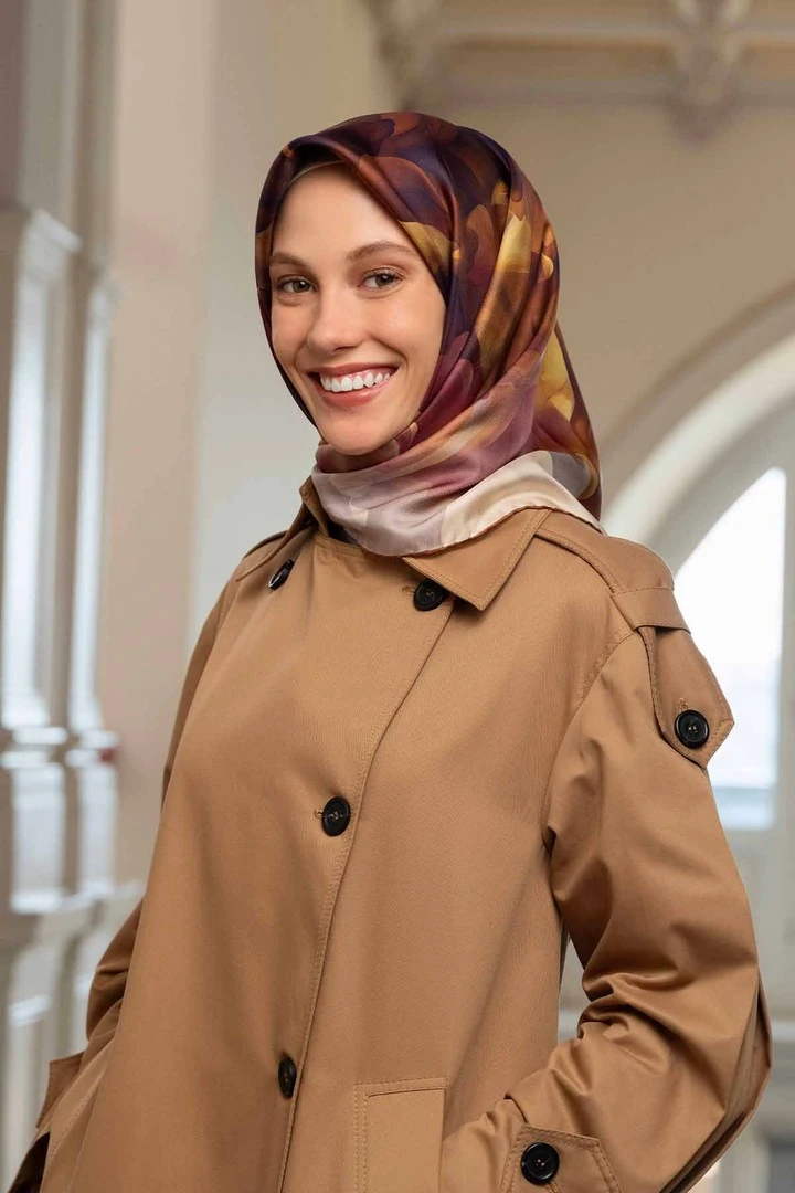 Armine Nostalji Serisi Sura İpek Eşarp 9244DS-01