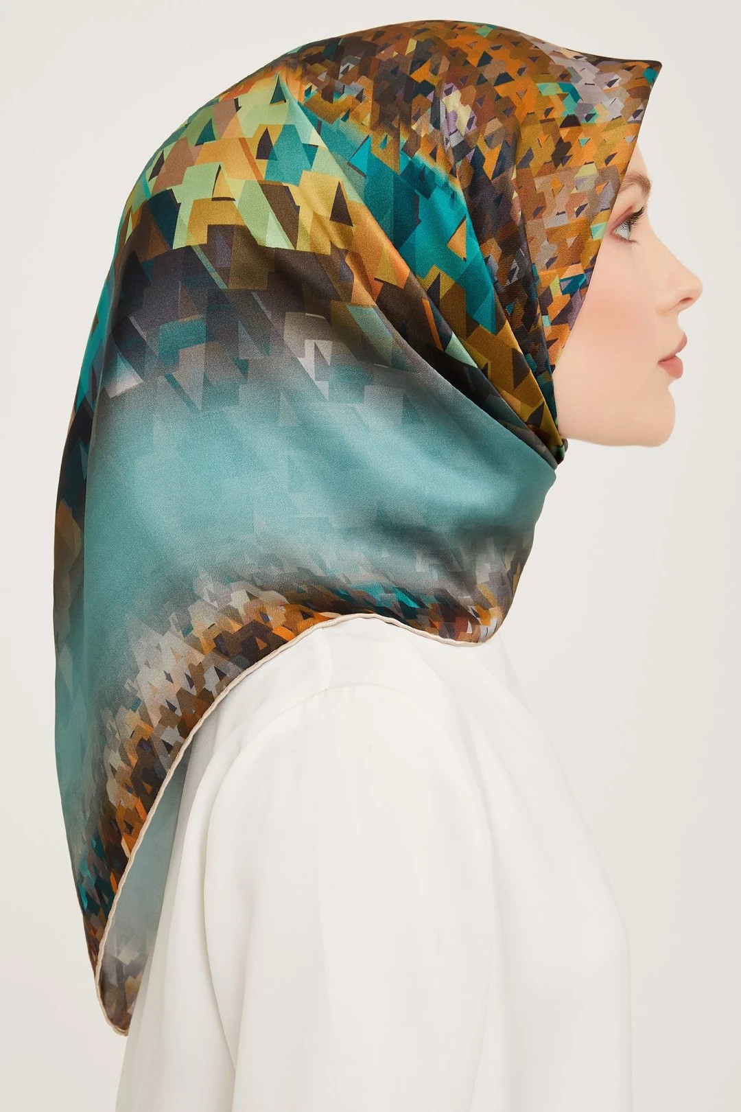 Armine Nostalji Serisi Twill İpek Eşarp 9043D-29