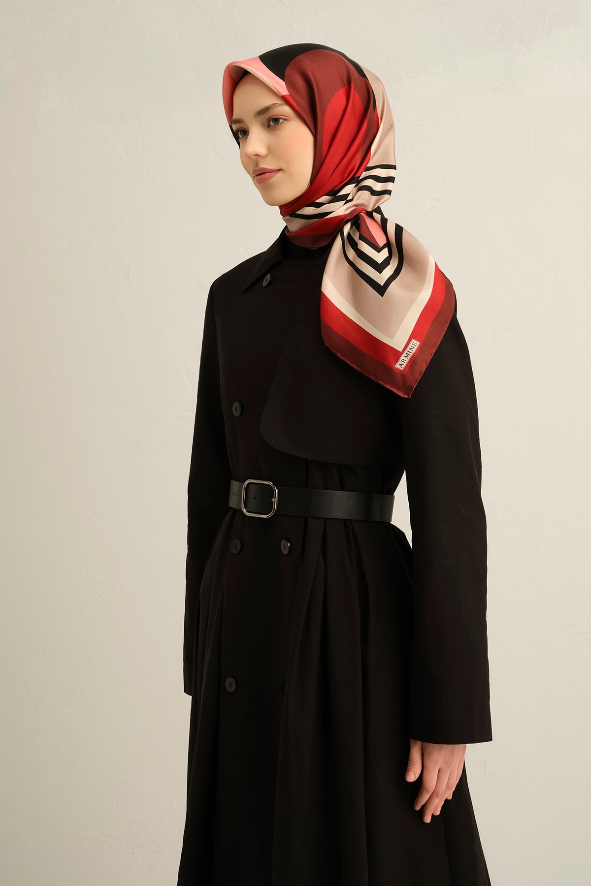 Armine Twill İpek Eşarp 9313D