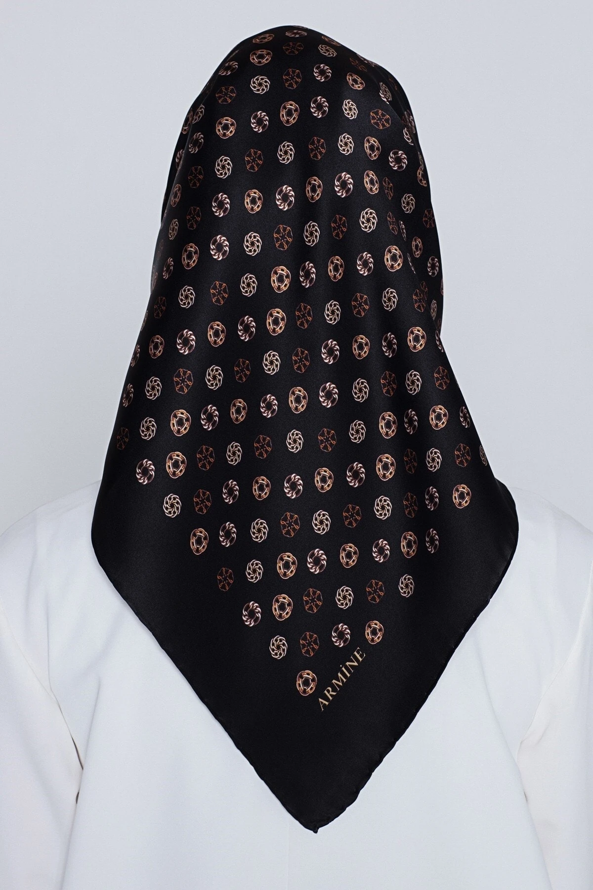 Nostalji Serisi Twill İpek Eşarp 7926D-09