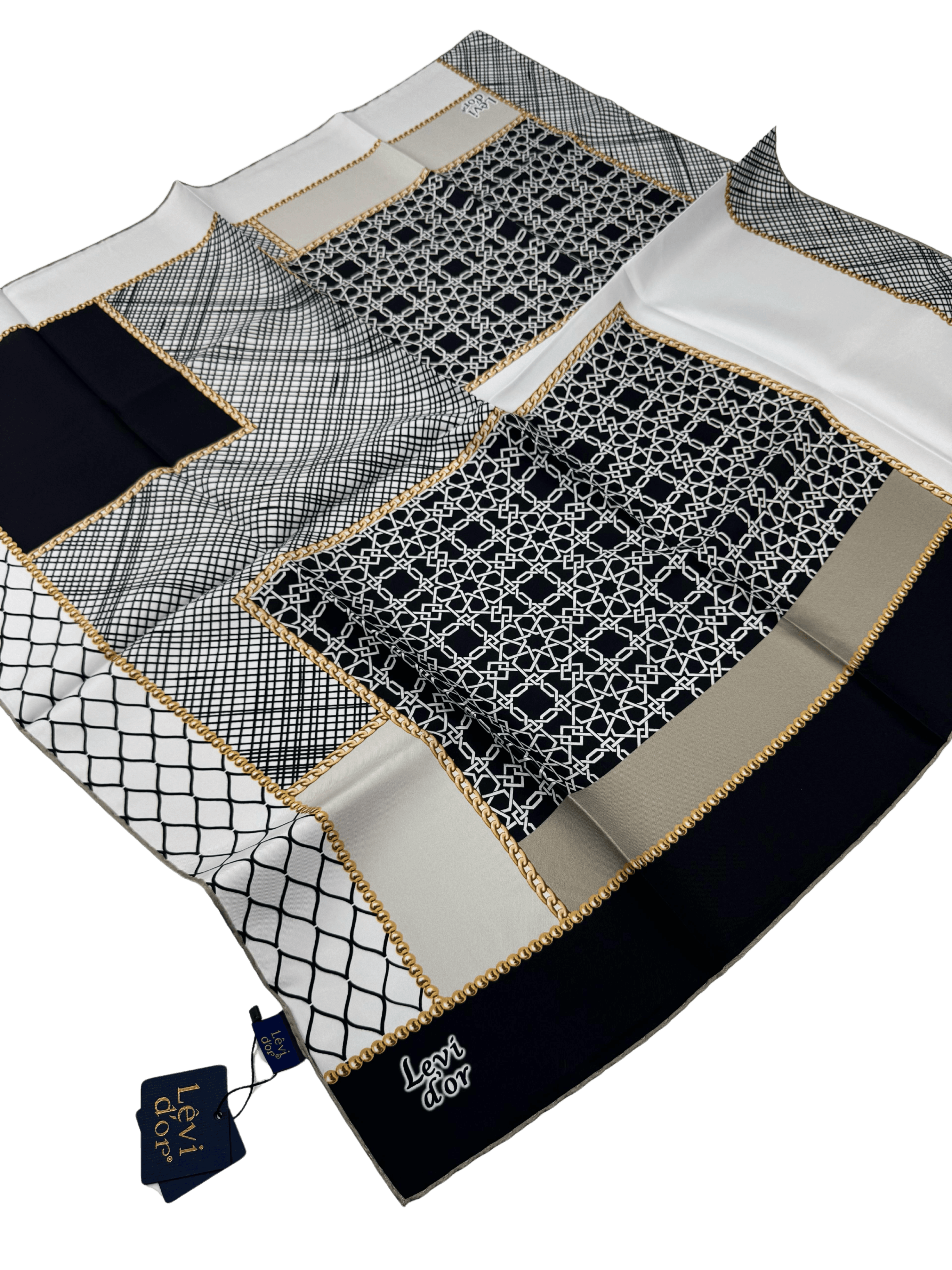 Levidor Twill İpek Eşarp LD4169-1