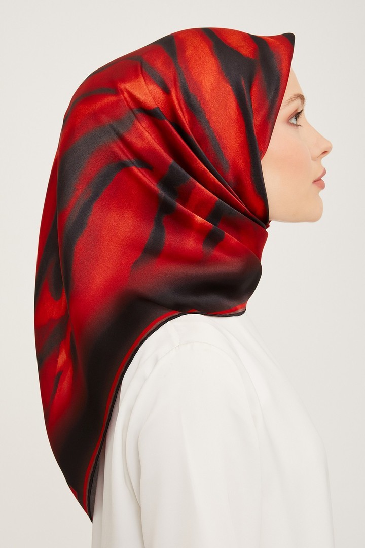 Armine Nostalji Serisi Twill İpek Eşarp 9020D-06