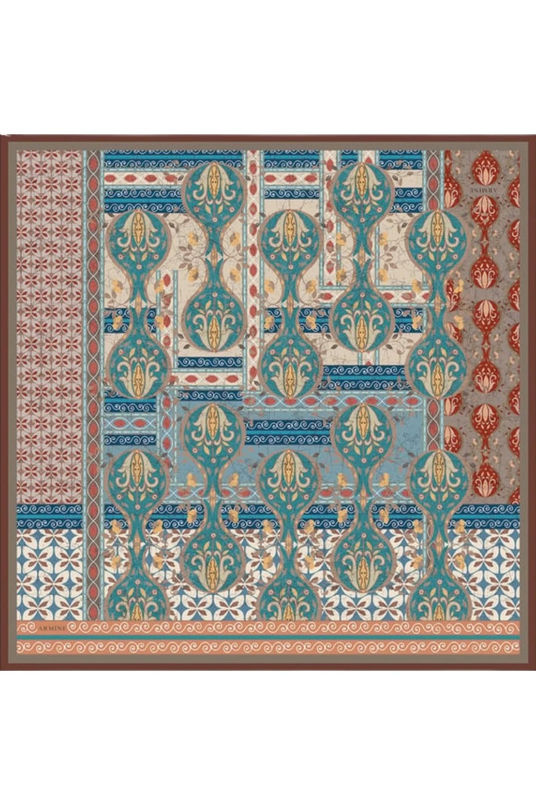 Armine Nostalji Serisi Twill İpek Eşarp 7932D-09