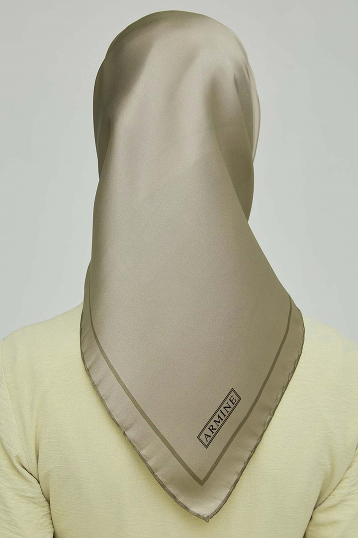 Armine Yeni Nostalji Serisi Twill İpek Eşarp 8668D-08