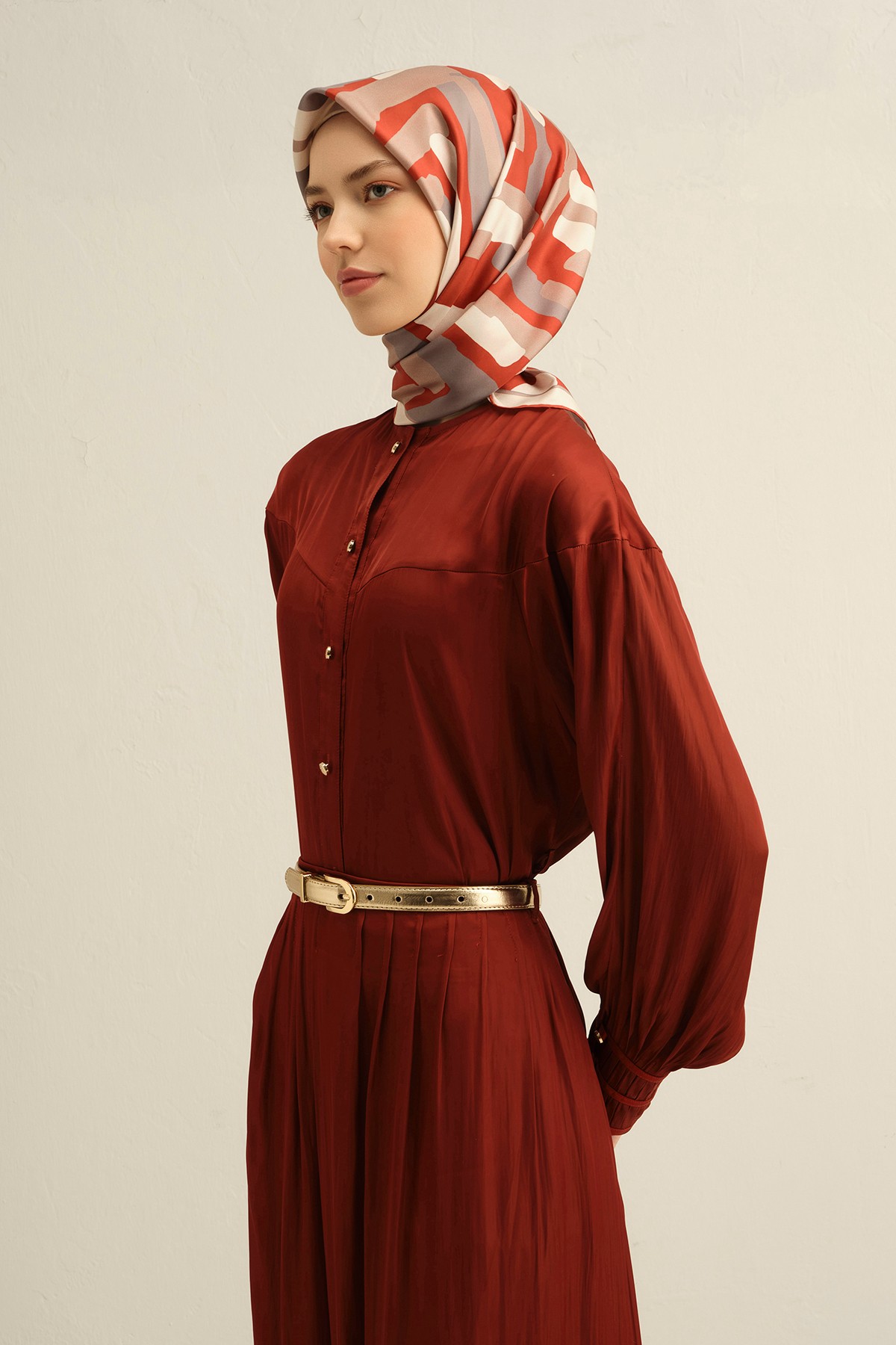 Armine Twill İpek Eşarp 9303D