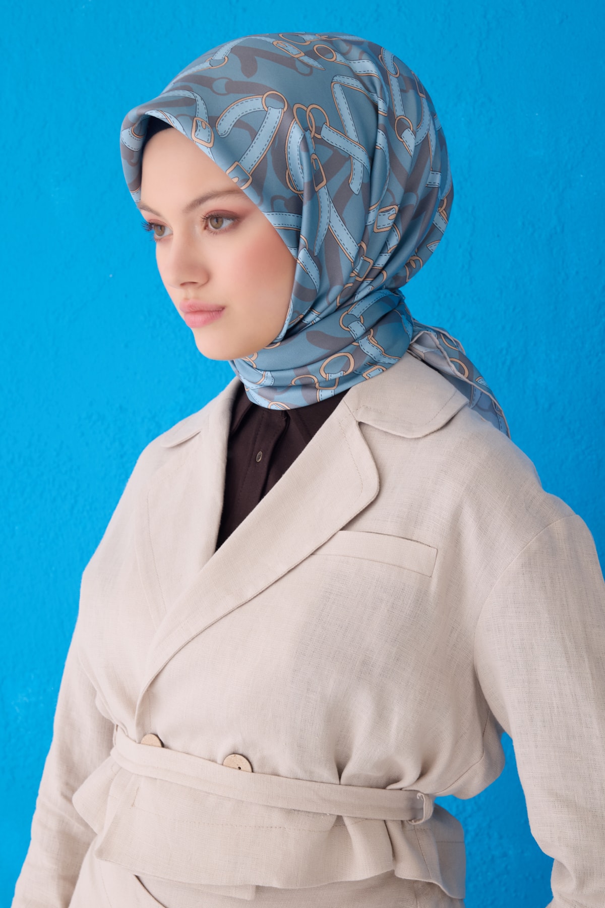Belli Twill İpek Eşarp 4125D