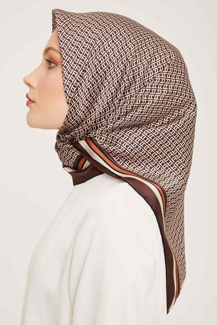 Armine Nostalji Serisi Twill İpek Eşarp 9026D-31