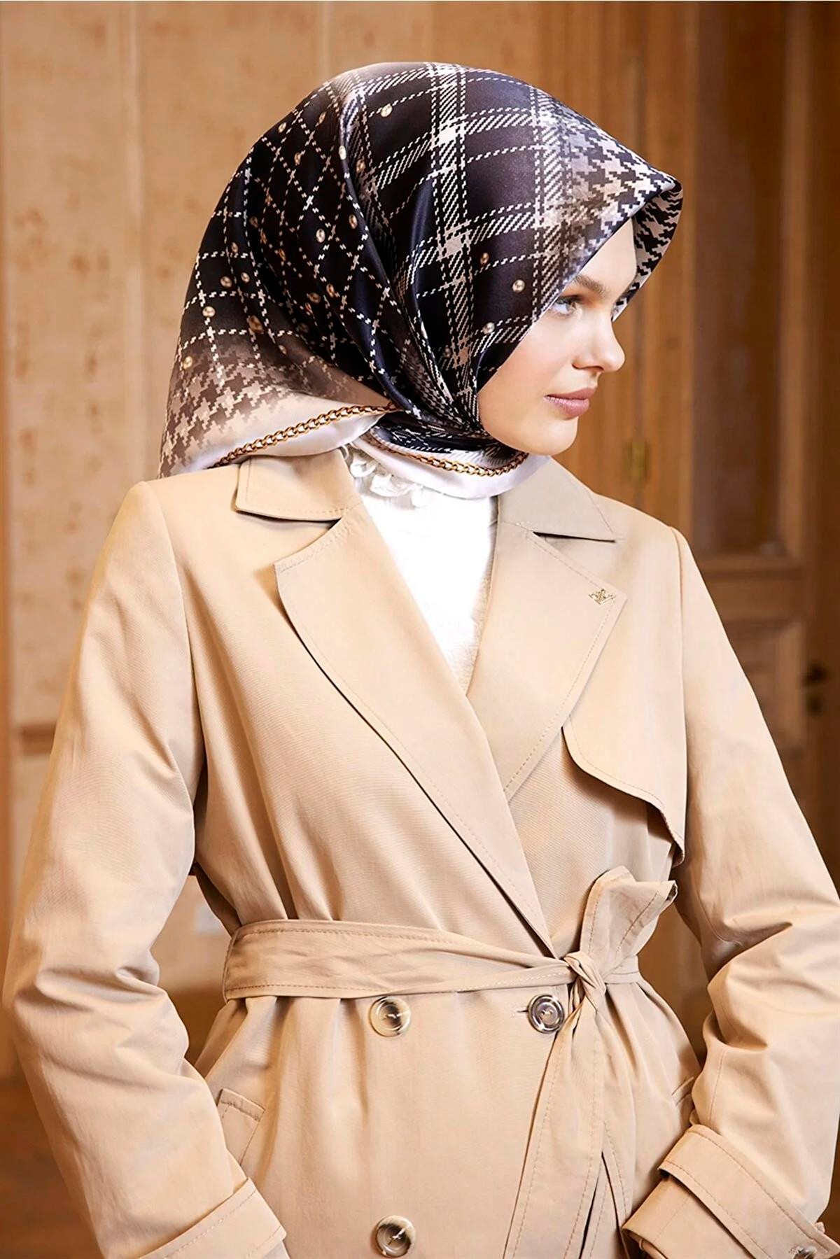 Armine Nostalji Serisi Sura İpek Eşarp 8612DS-04