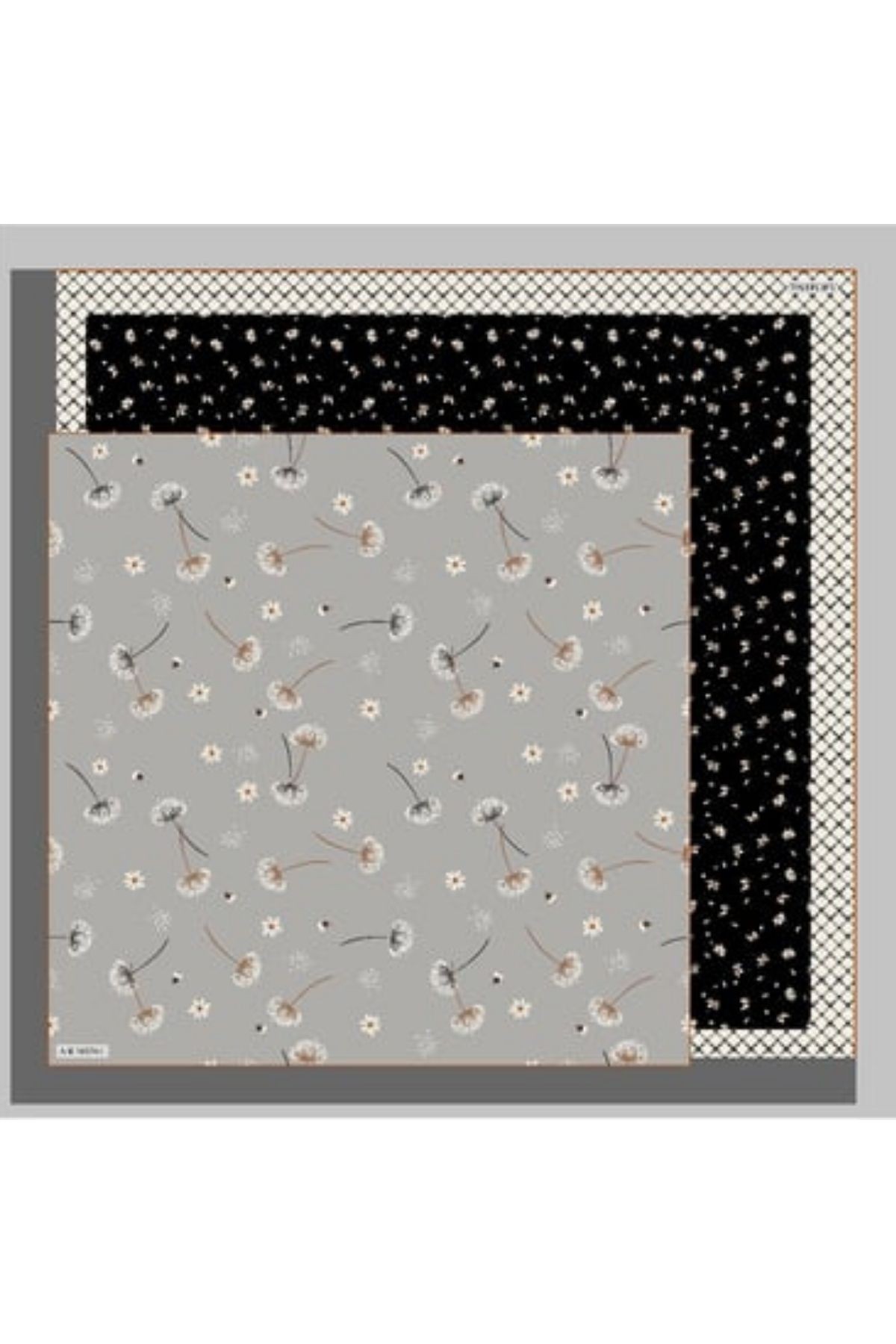 Armine Nostalji Serisi Twill İpek Eşarp 8517D-33