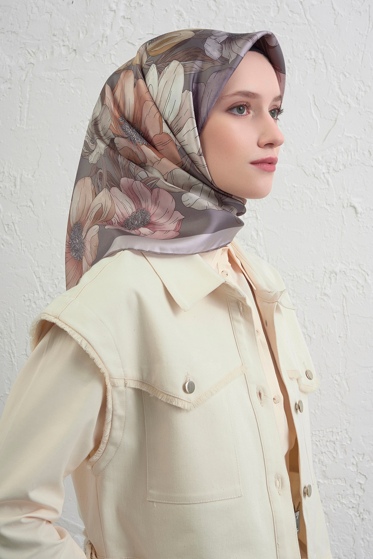 Armine Sura İpek Eşarp 9403DS - 11-Çok Renkli
