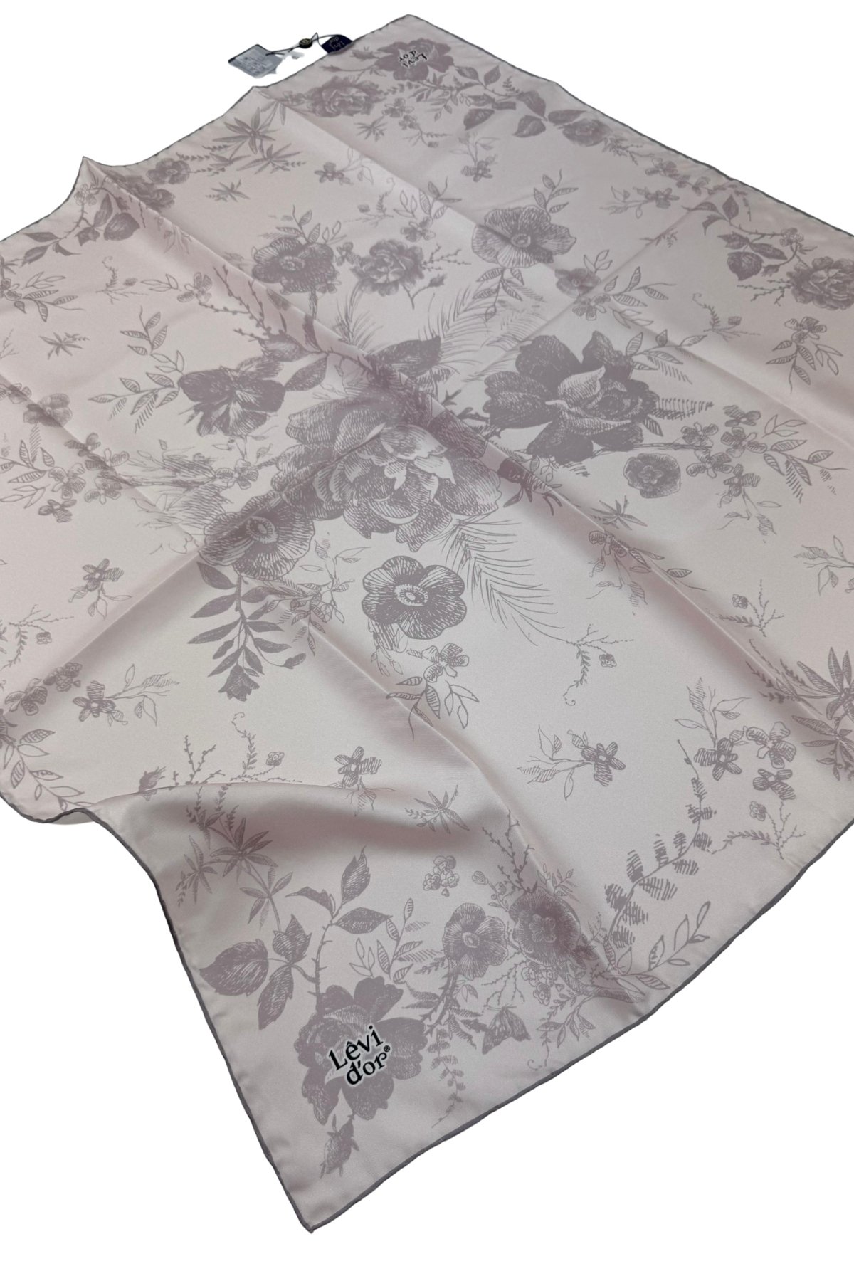 Levidor Twill İpek Eşarp LD1065-01 - Toz Pudra-04