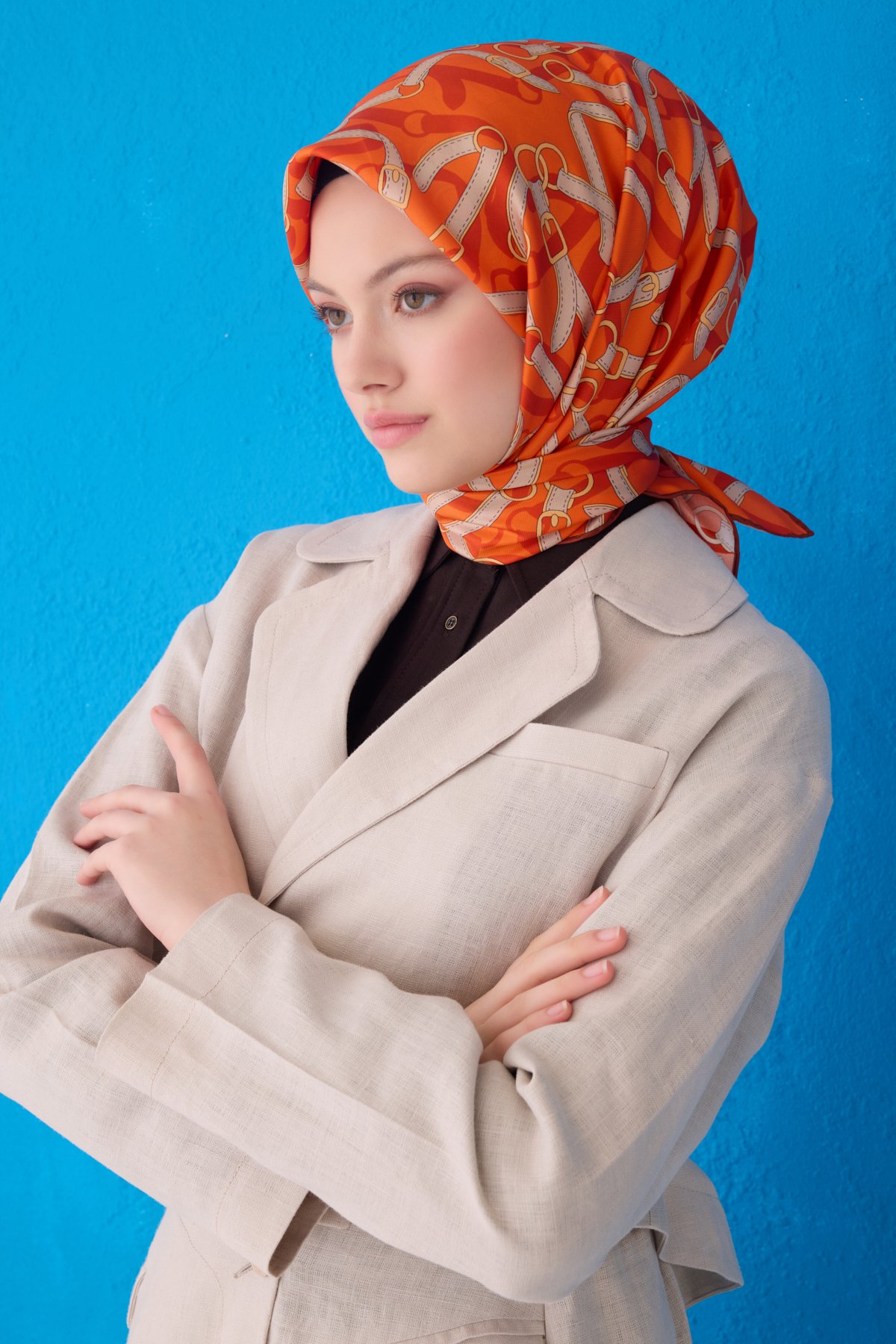 Belli Twill İpek Eşarp 4125D