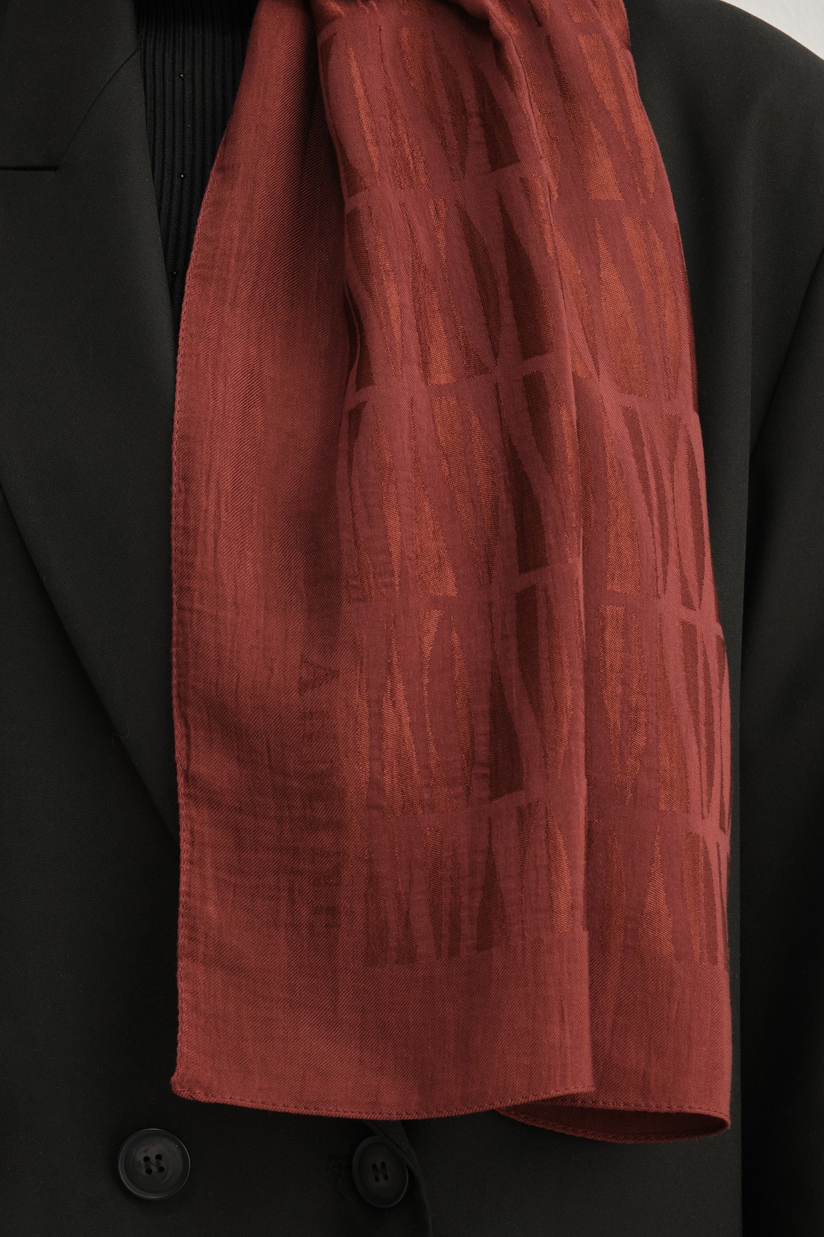 Armine Lyocell İpek Şal 1002-3 - Bordo-1110-29