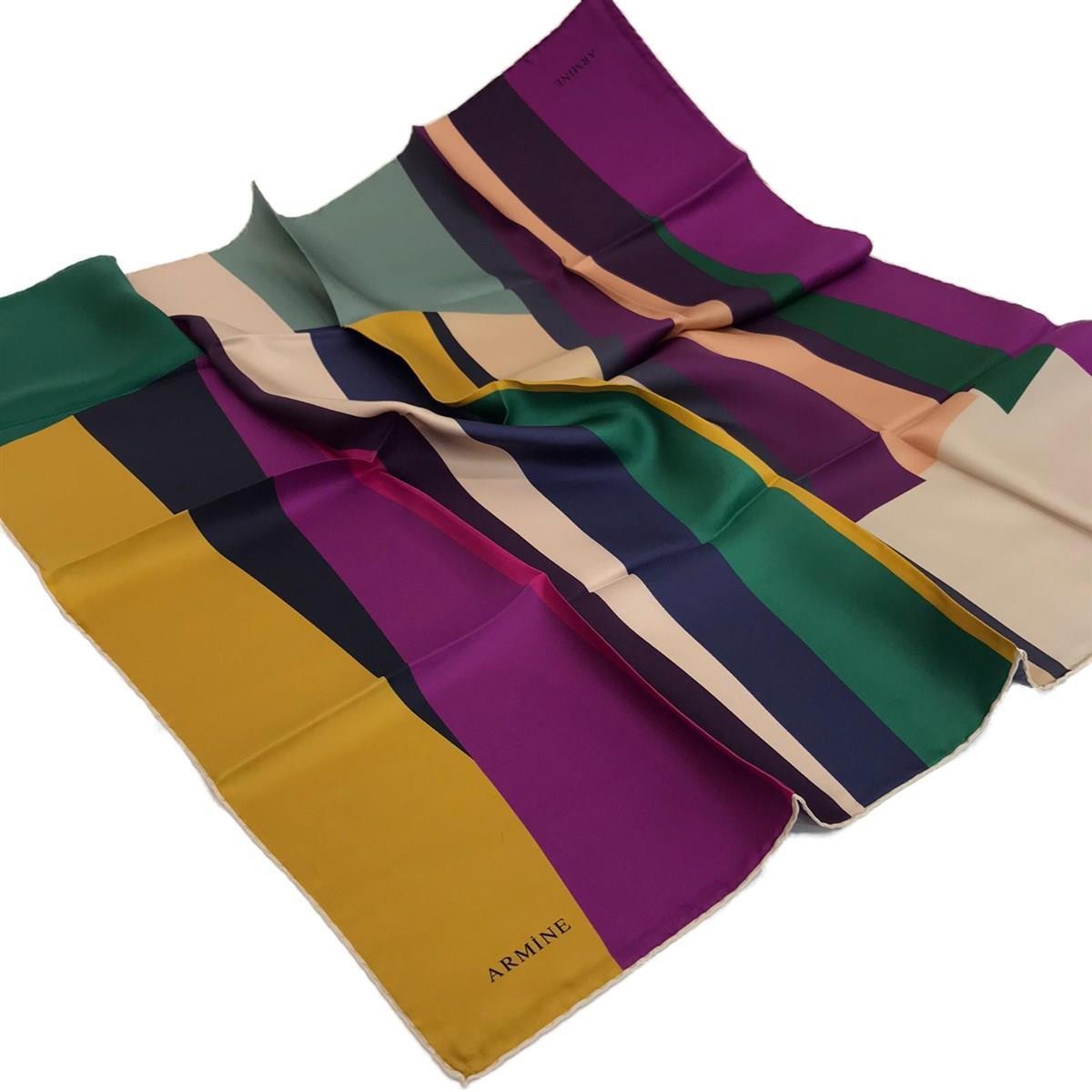 Armine Nostalji Serisi Twill İpek Eşarp 8301D-84