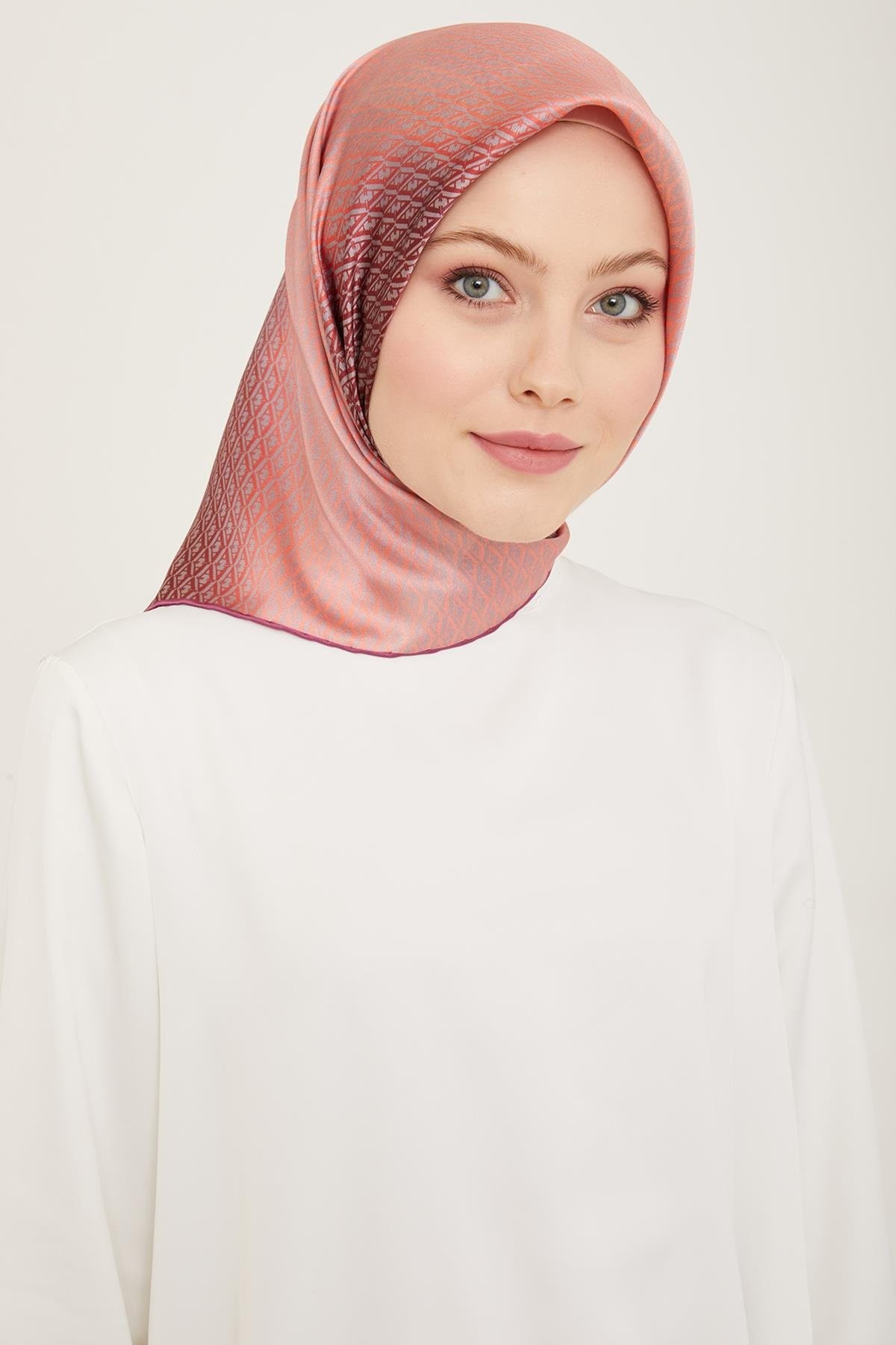 Armine İpek Eşarp 9104D-10 2024 Yaz İpek Twill