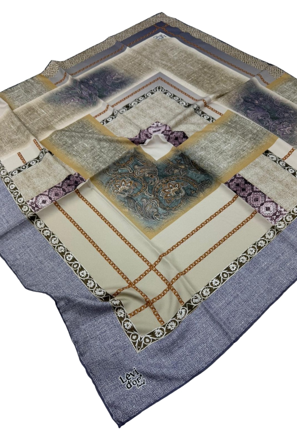 Levidor Trend Twill Eşarp LDT277 - 02-Koyu Lila-Vizon