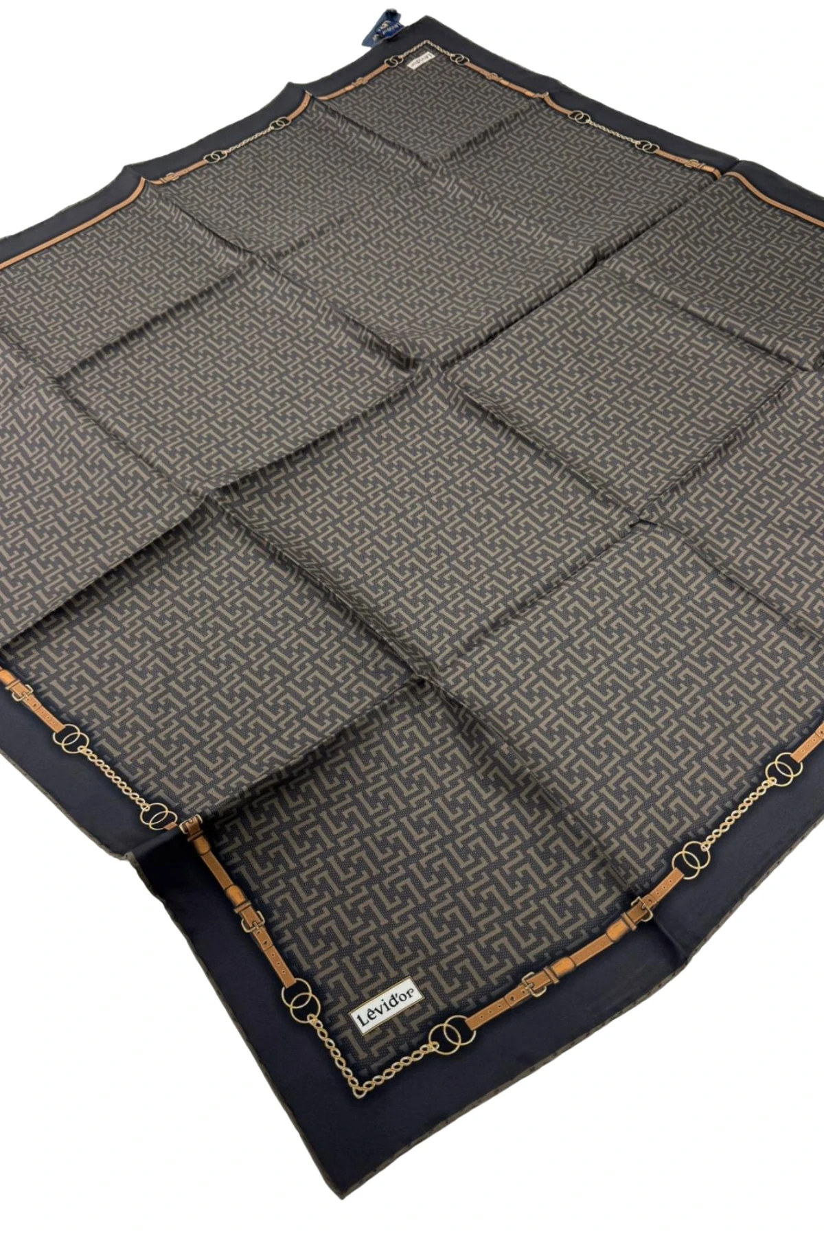 Levidor Twill İpek Eşarp LD1129 - 04-Acı Kahve