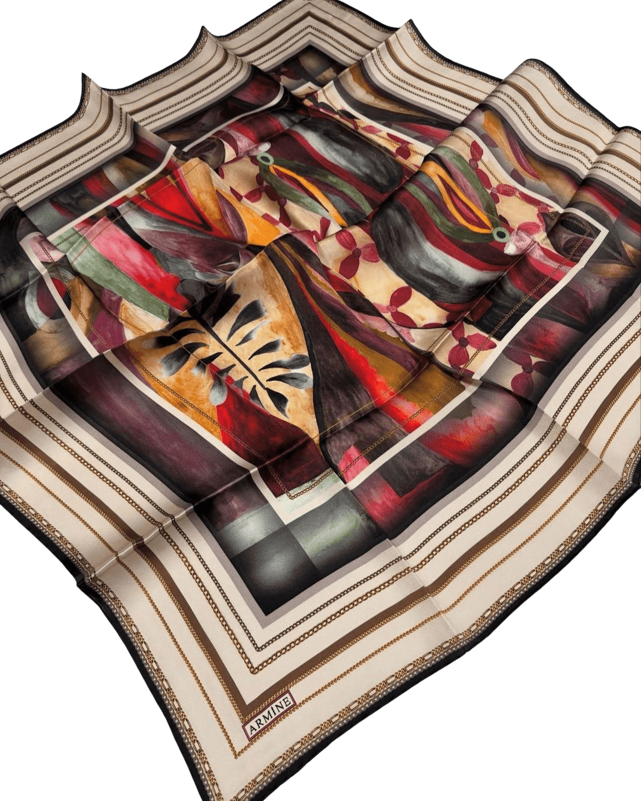 Armine Nostalji Serisi Twill İpek Eşarp 8319D-37