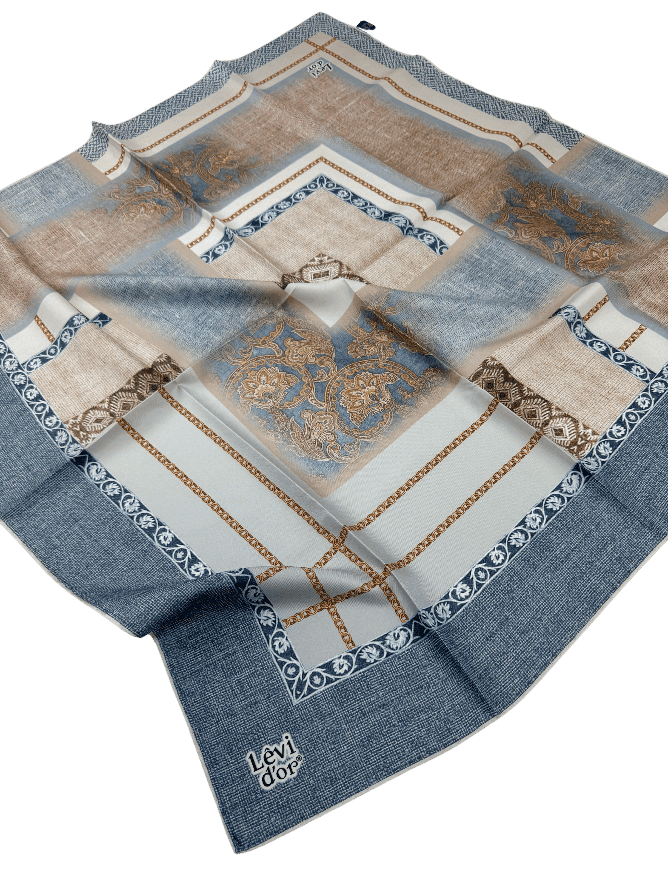 Levidor Twill İpek Eşarp LD4140-1