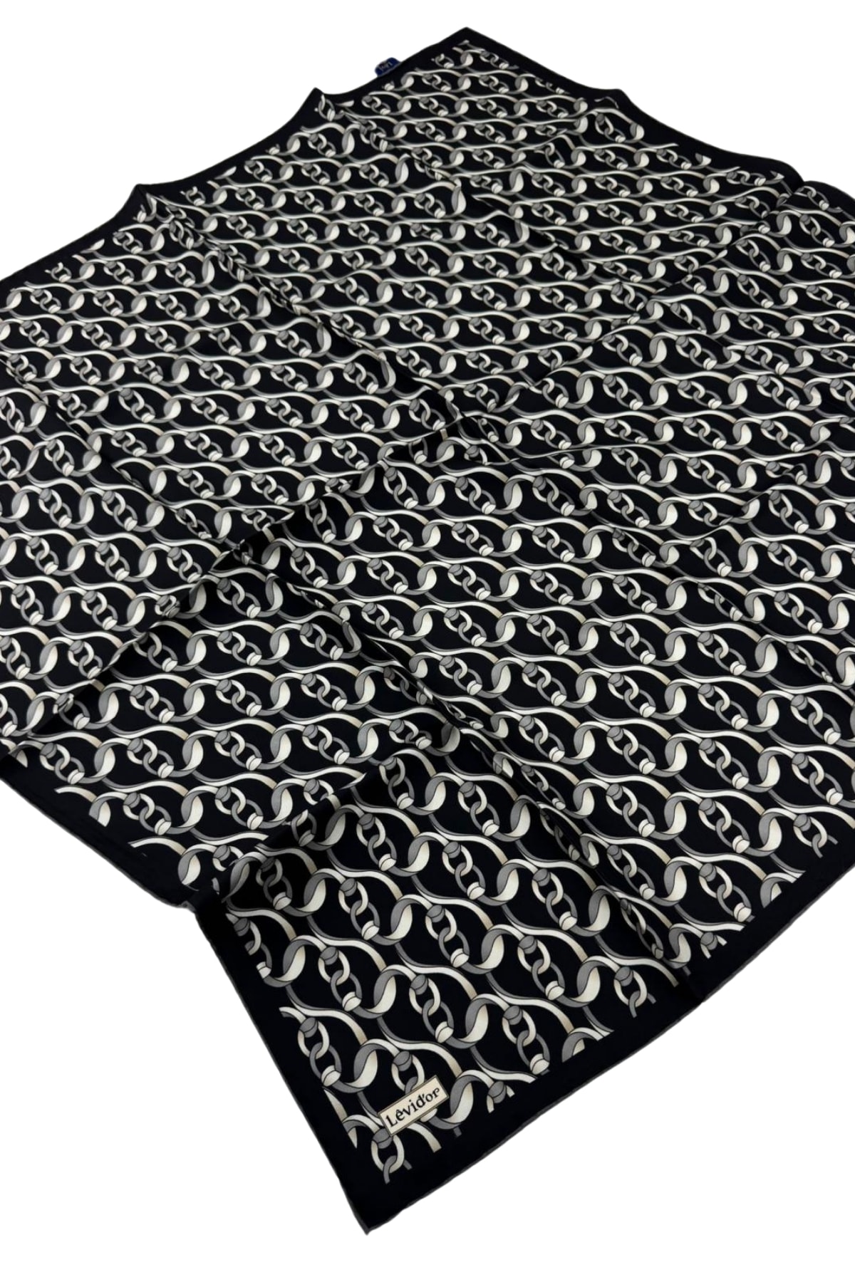 Levidor Twill İpek Eşarp LD1102 - 04-Siyah