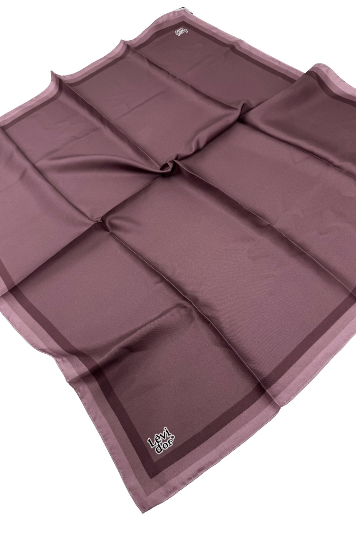 Levidor Twill İpek Eşarp LD1067-01 - Gül Kurusu-24