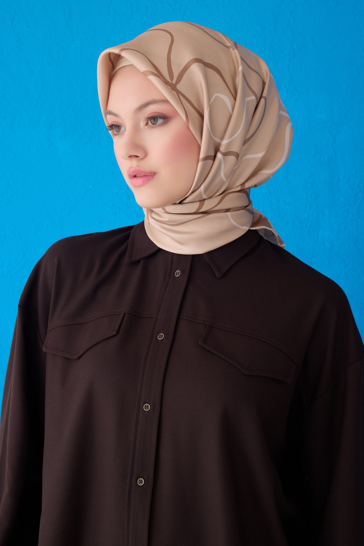 Belli Twill İpek Eşarp 4113D