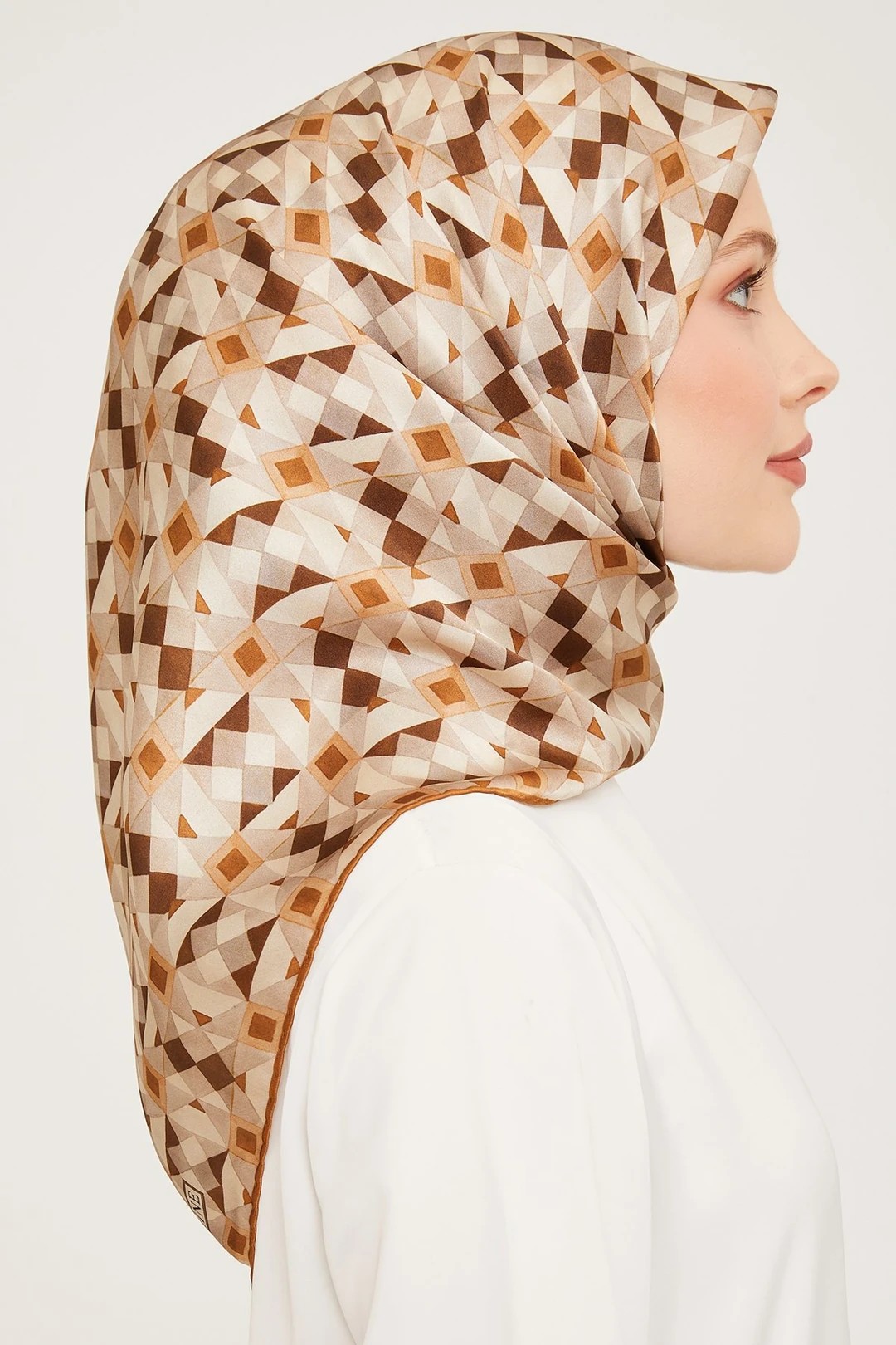 Armine Nostalji Serisi Twill İpek Eşarp 9045D-55