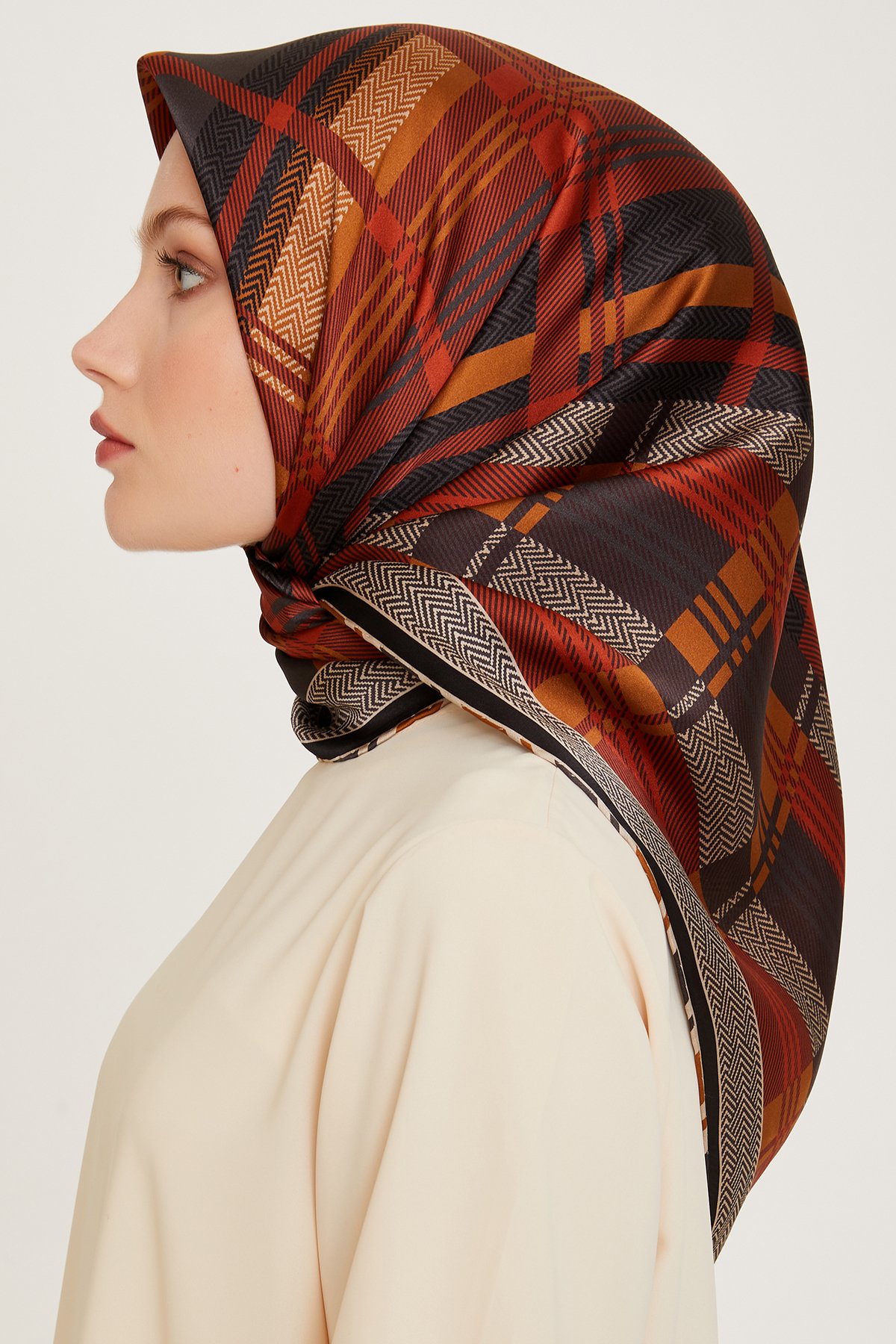 Armine İpek Twill Eşarp 9223D-85