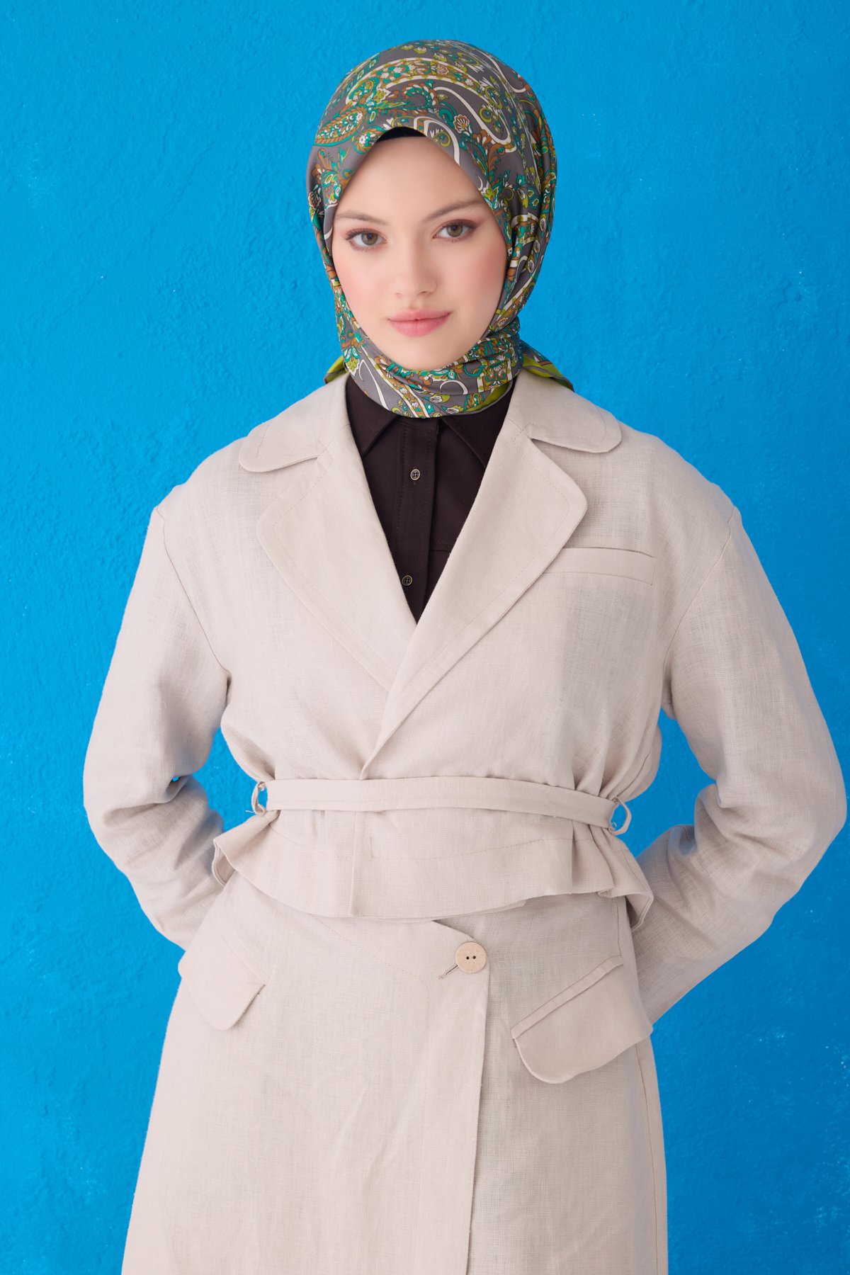 Belli Twill İpek Eşarp 4101D