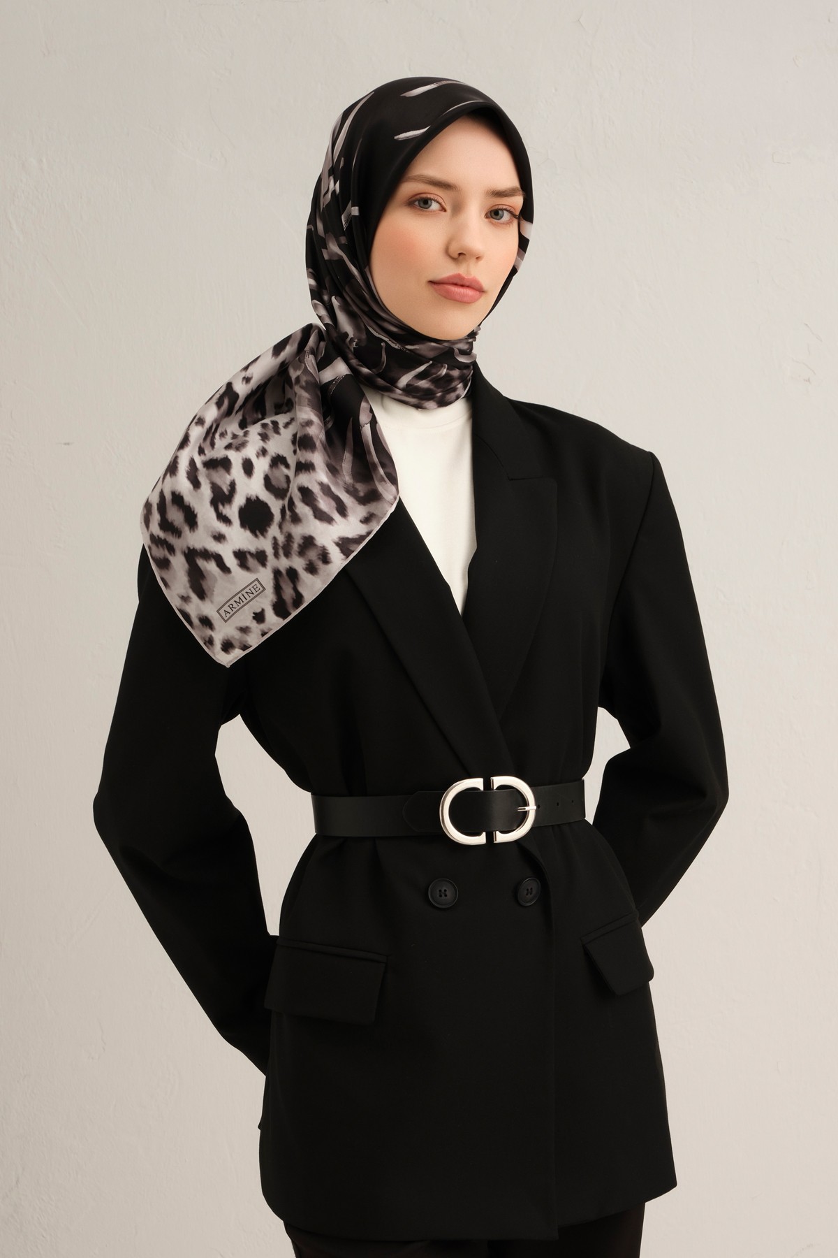Armine Twill İpek Eşarp 9355D