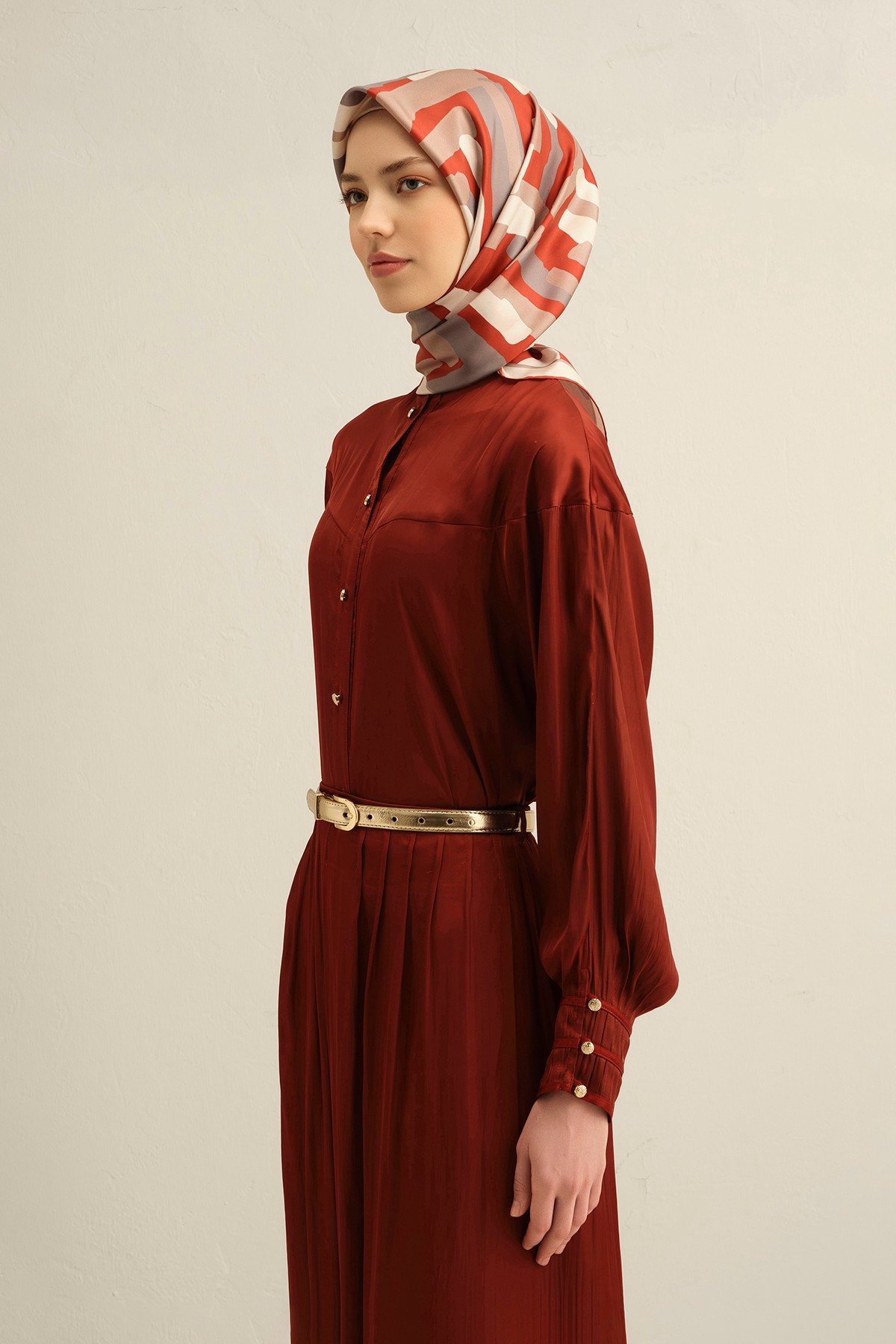 Armine Twill İpek Eşarp 9303D