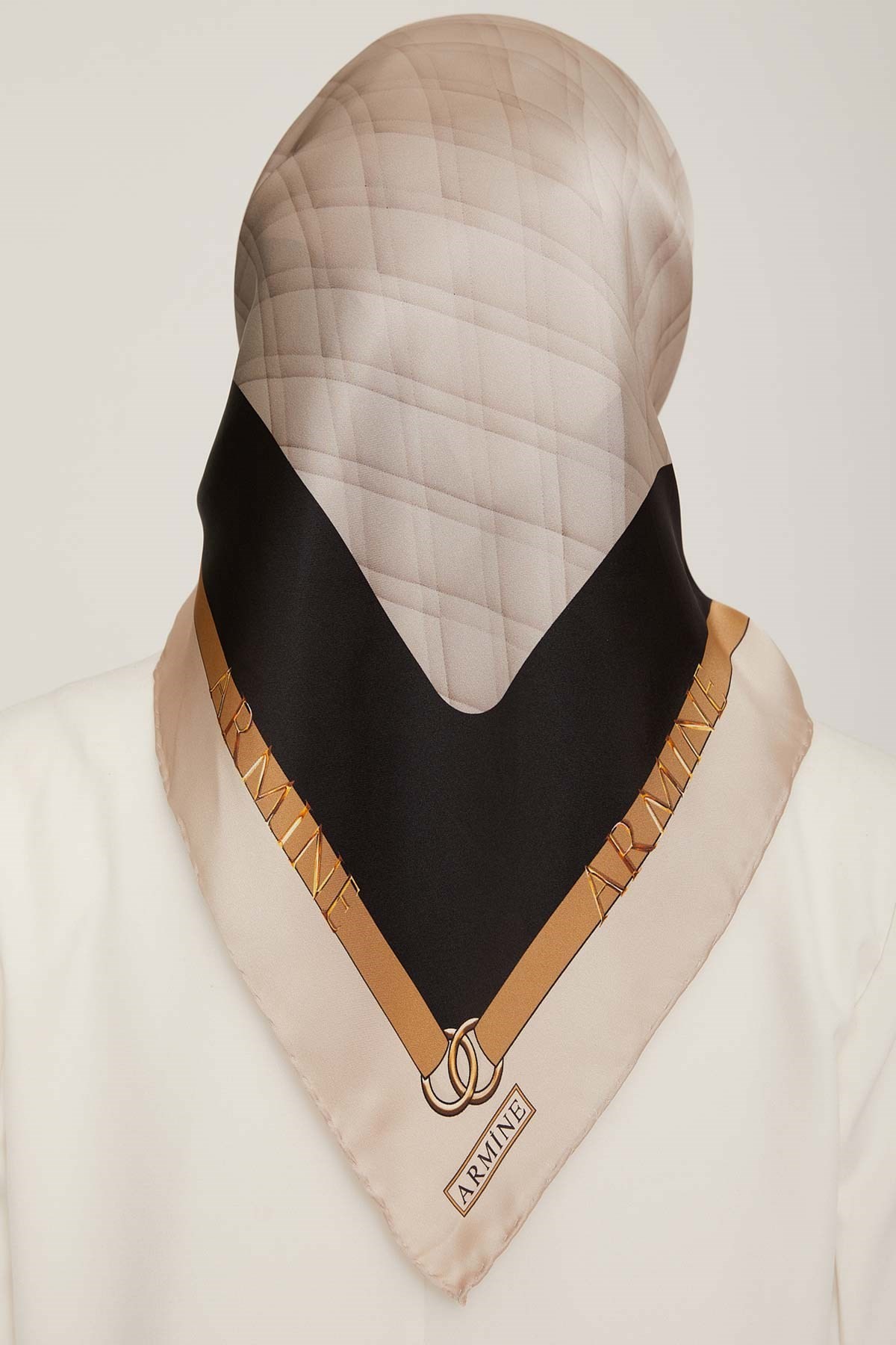 Armine İpek Eşarp Nostalji Twill 8813D-01