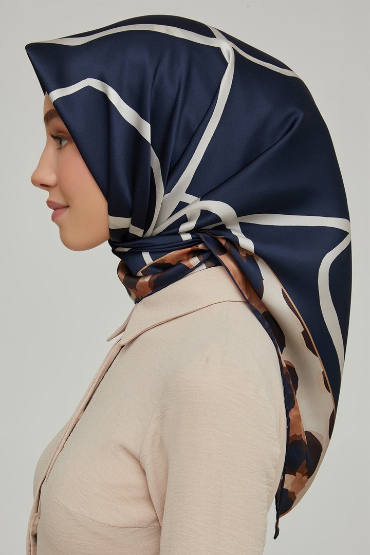 Armine Nostalji Serisi Twill İpek Eşarp 8653D-21