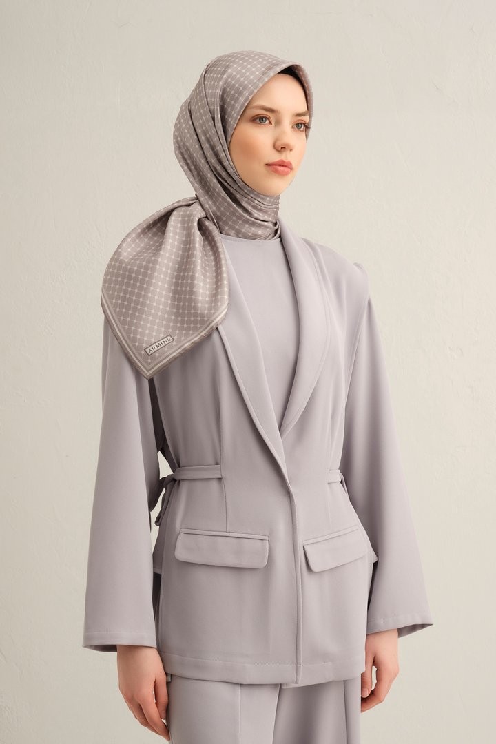 Armine Twill İpek Eşarp 9345D