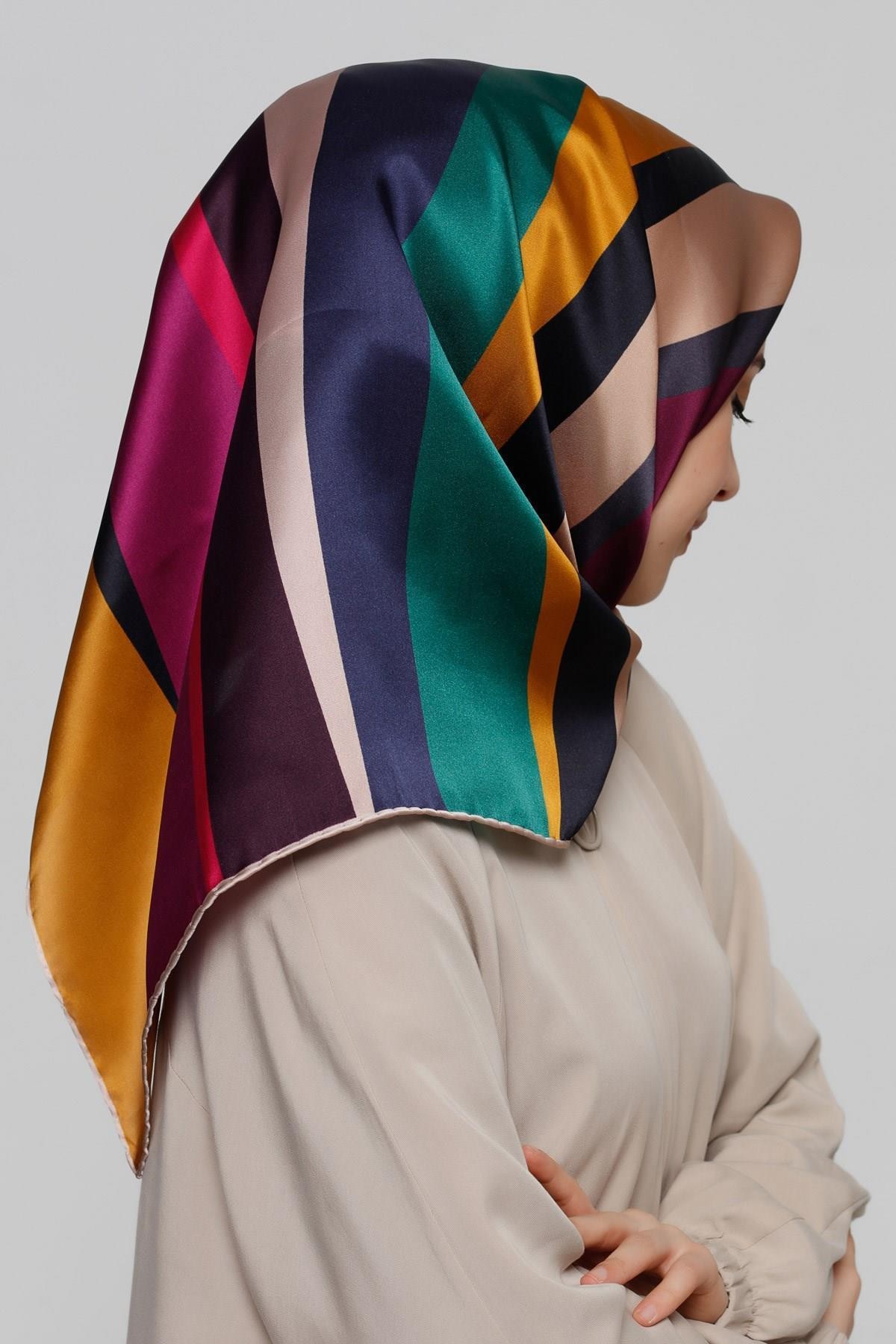 Armine Nostalji Serisi Twill İpek Eşarp 8301D-84