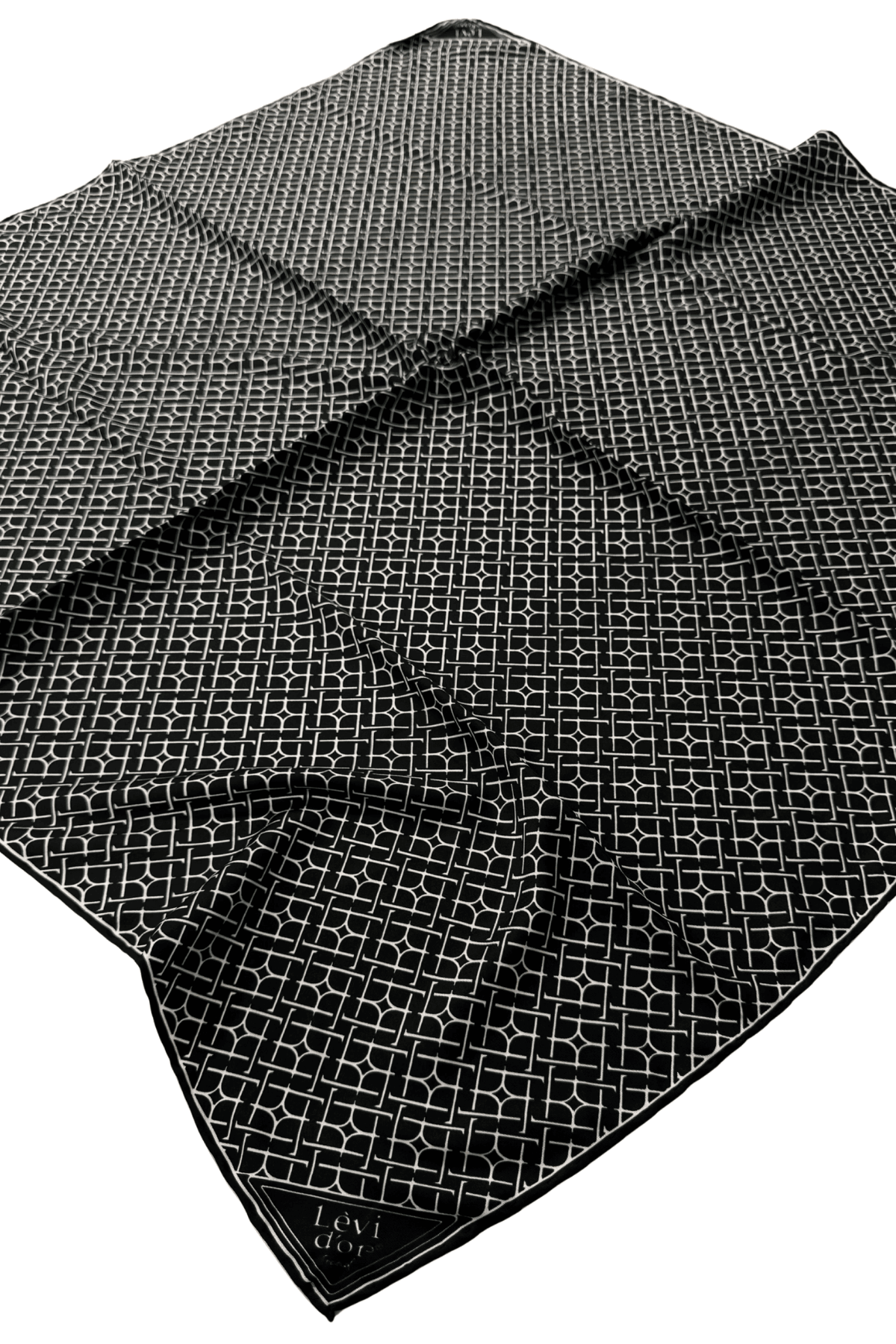 Levidor Trend Twill Eşarp LDT270-01 - Siyah-10