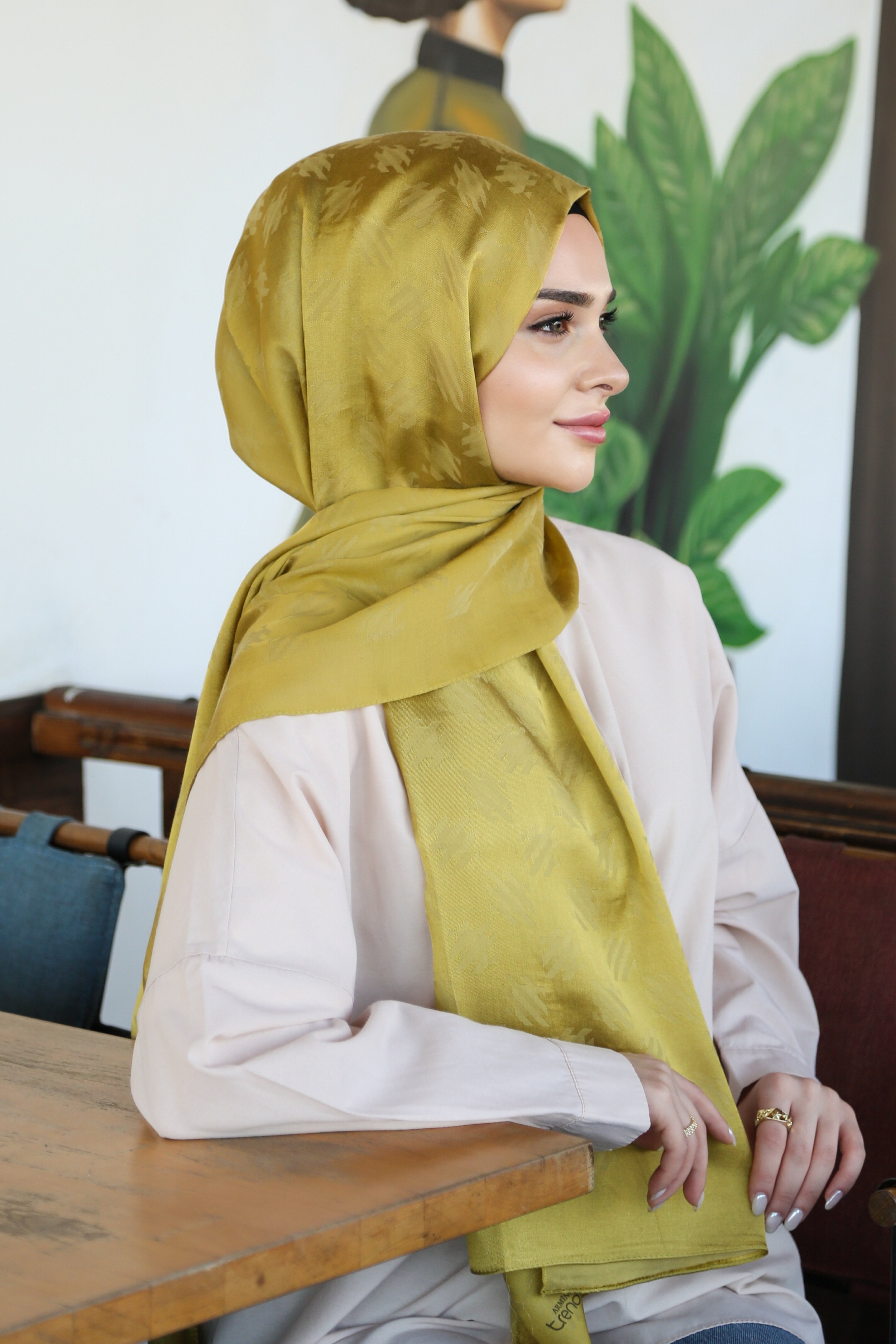 Armine Trend Lyon Şal 4 - Hardal- 247312