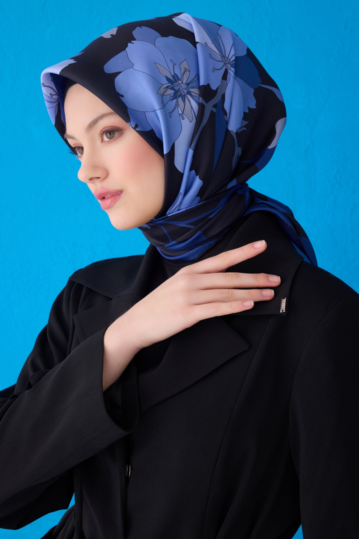 Belli Twill İpek Eşarp 4100D - Çok Renkli 2