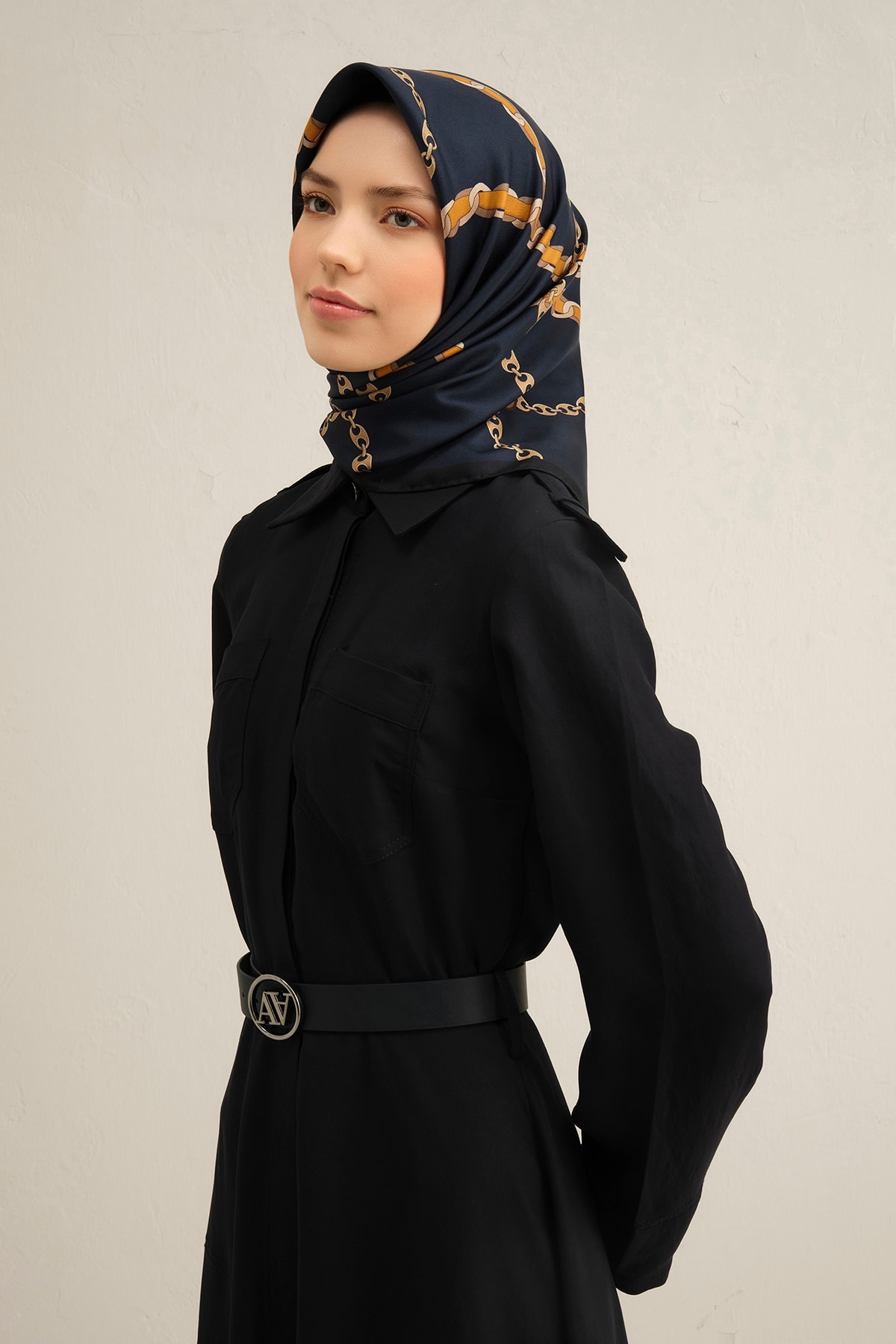 Armine Twill İpek Eşarp 9346D