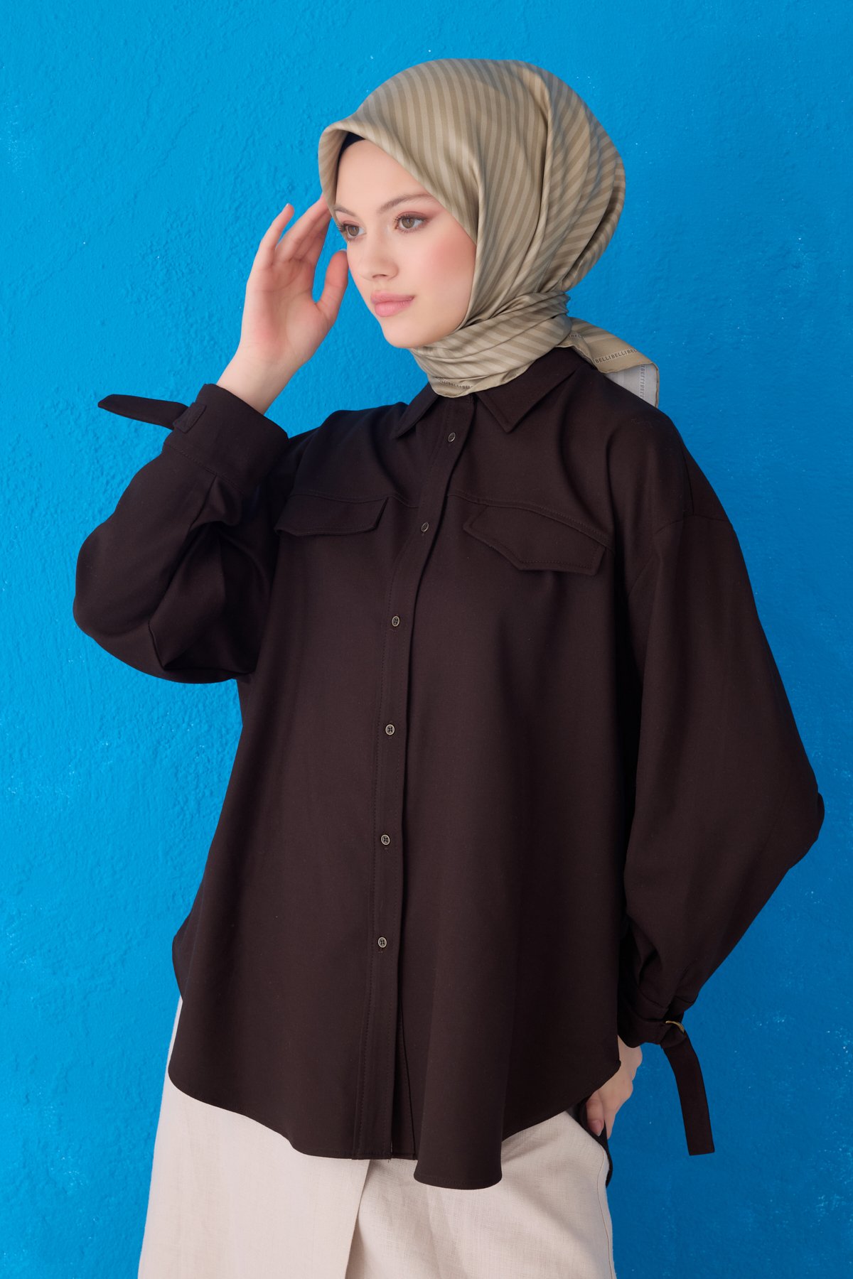 Belli Twill İpek Eşarp 4115D