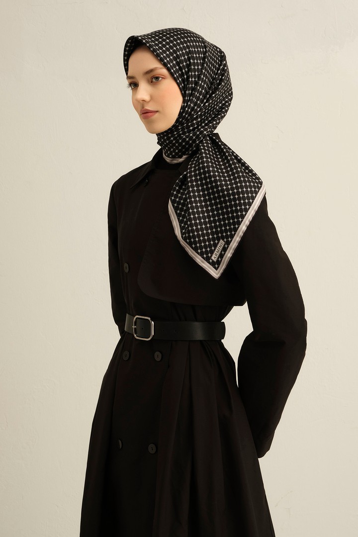 Armine Twill İpek Eşarp 9345D