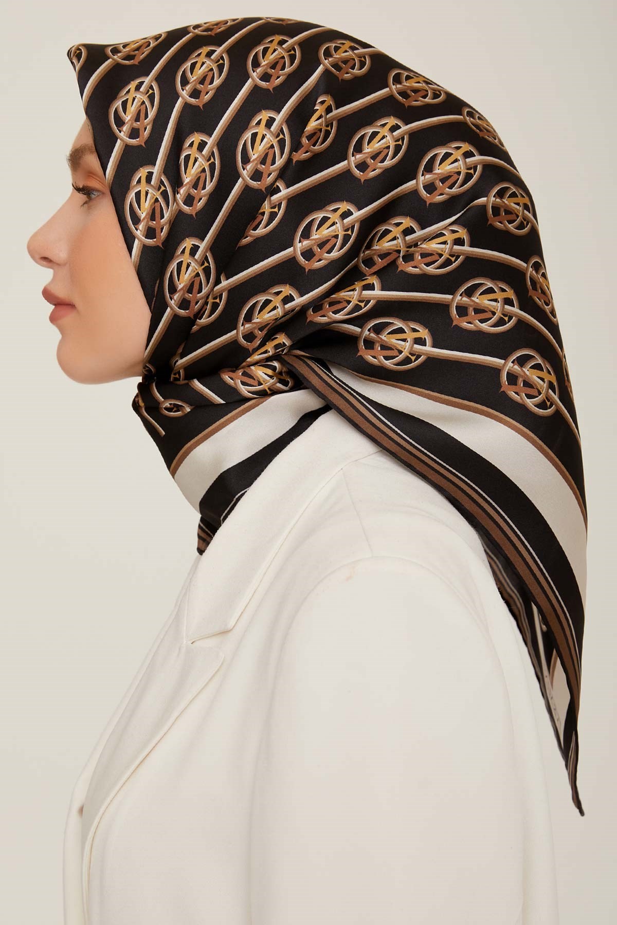 Armine İpek Eşarp Nostalji Twill 8822D-03