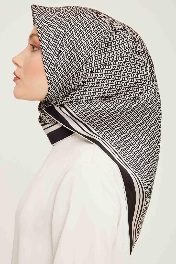Armine Nostalji Serisi Twill İpek Eşarp 9026D-02