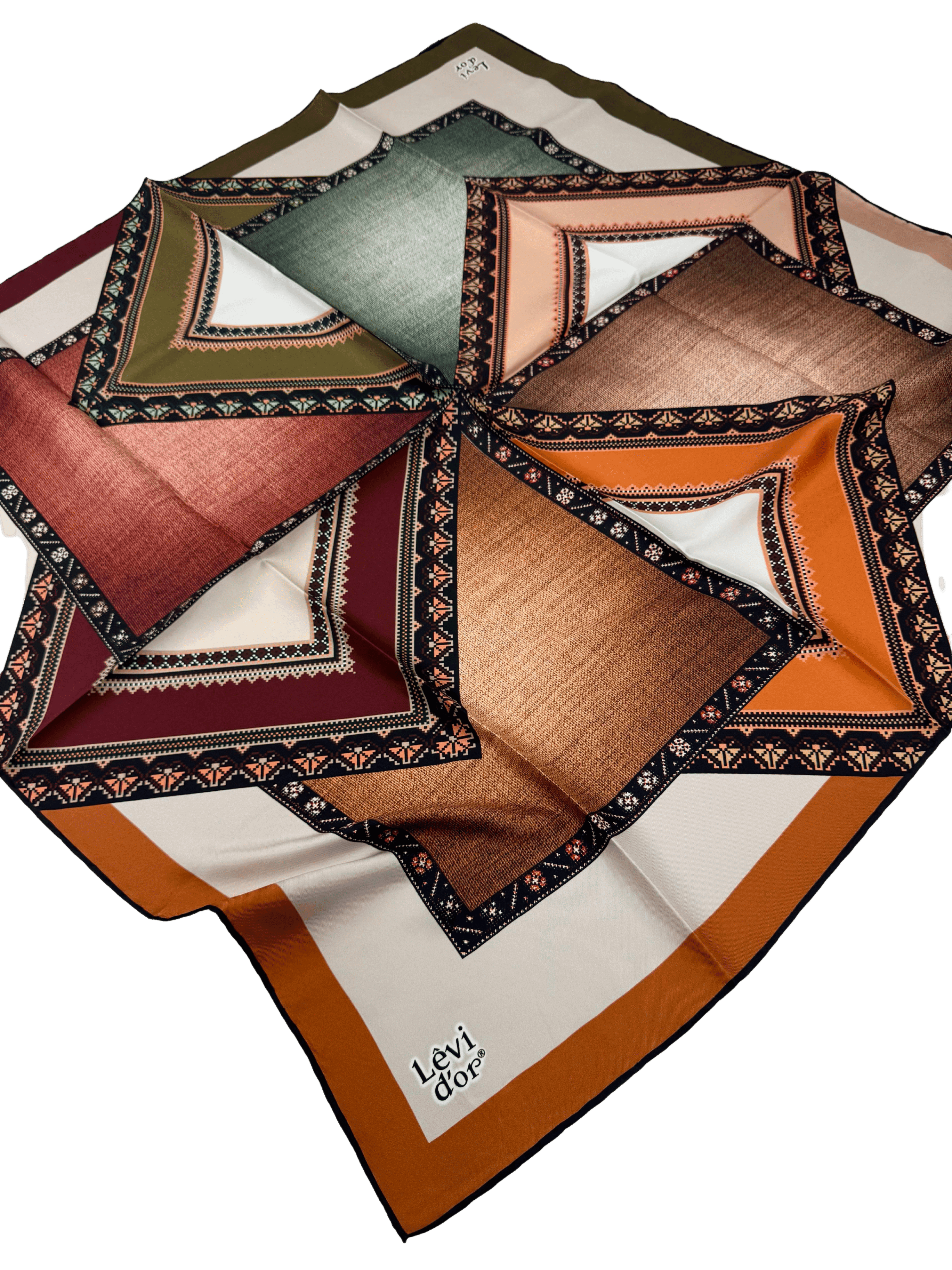 Levidor Twill İpek Eşarp LD3889-1