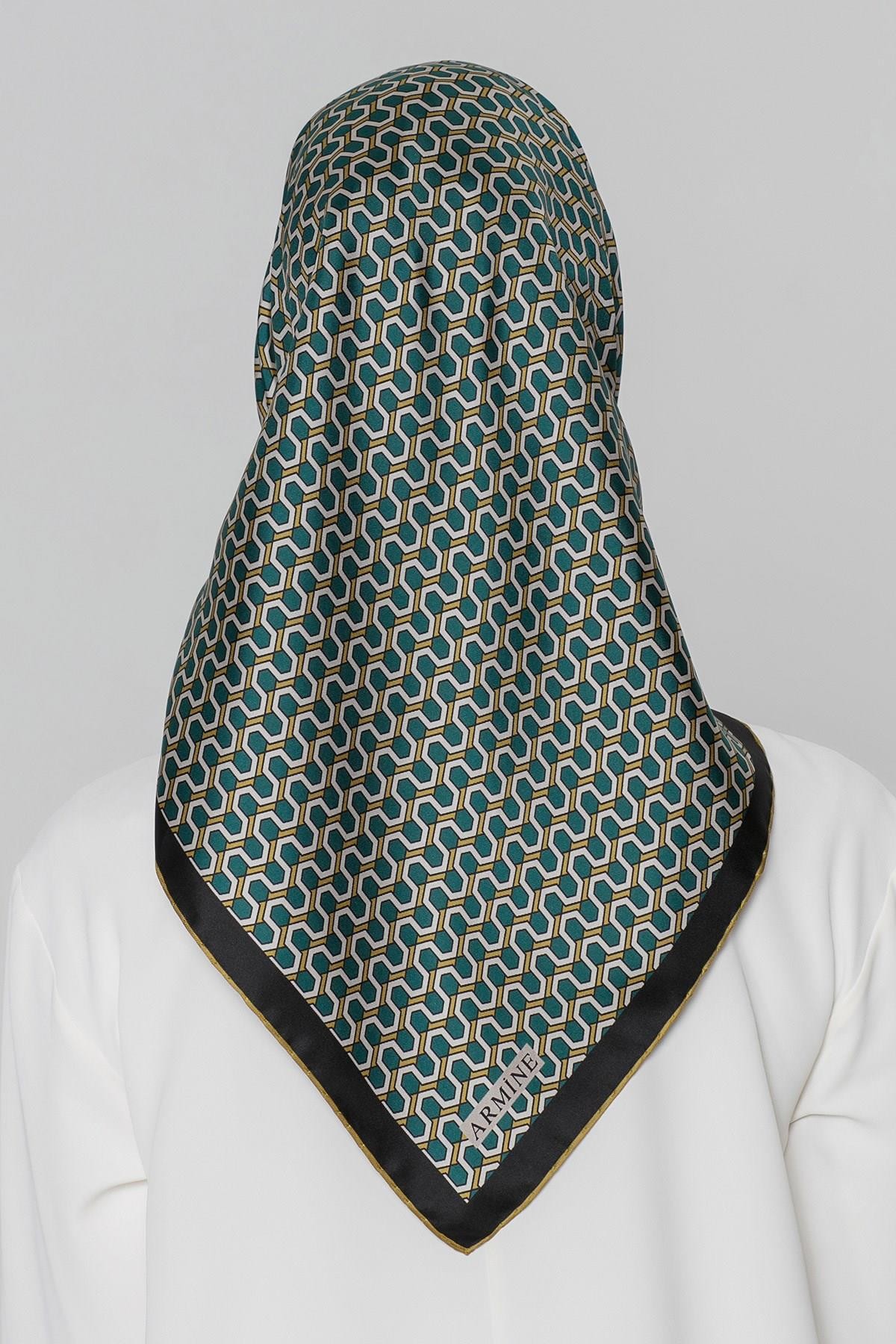 Armine Nostalji Serisi Twill İpek Eşarp 8401D-82