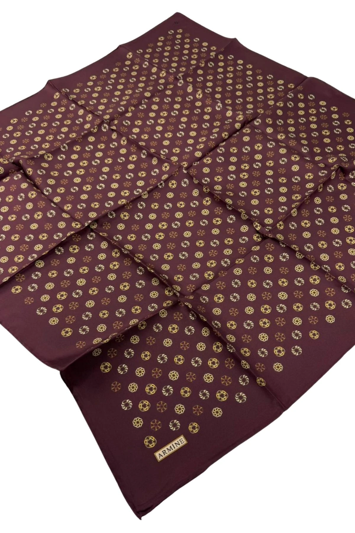 Nostalji Serisi Twill İpek Eşarp 7926D-11