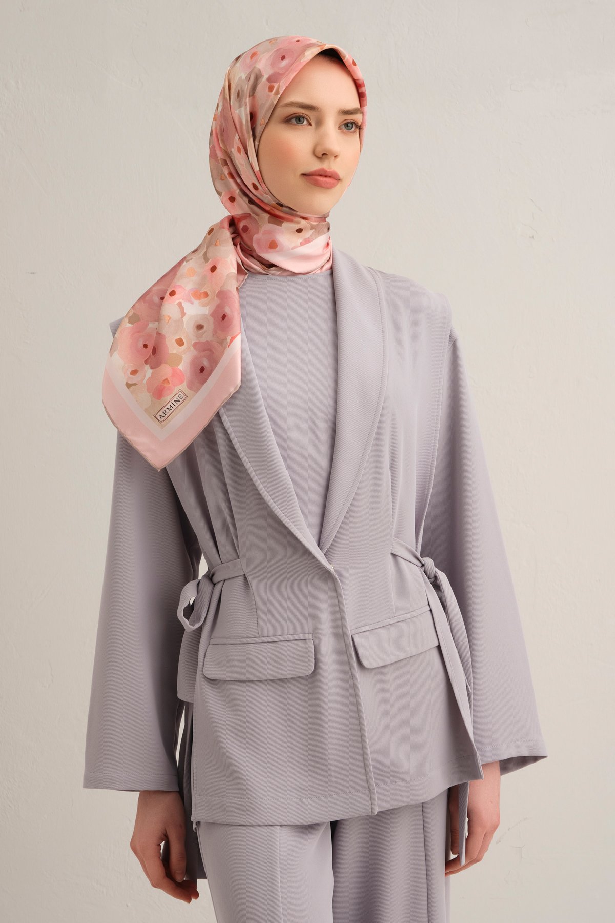 Armine Twill İpek Eşarp 9300D