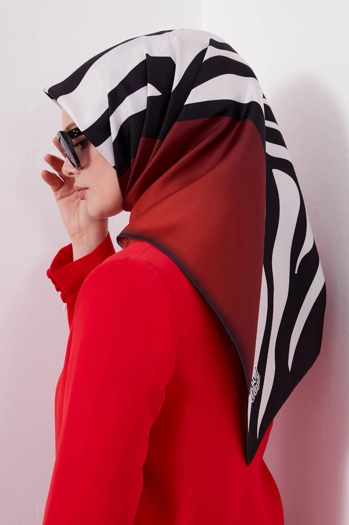 Levidor Twill İpek Eşarp LD4145-1